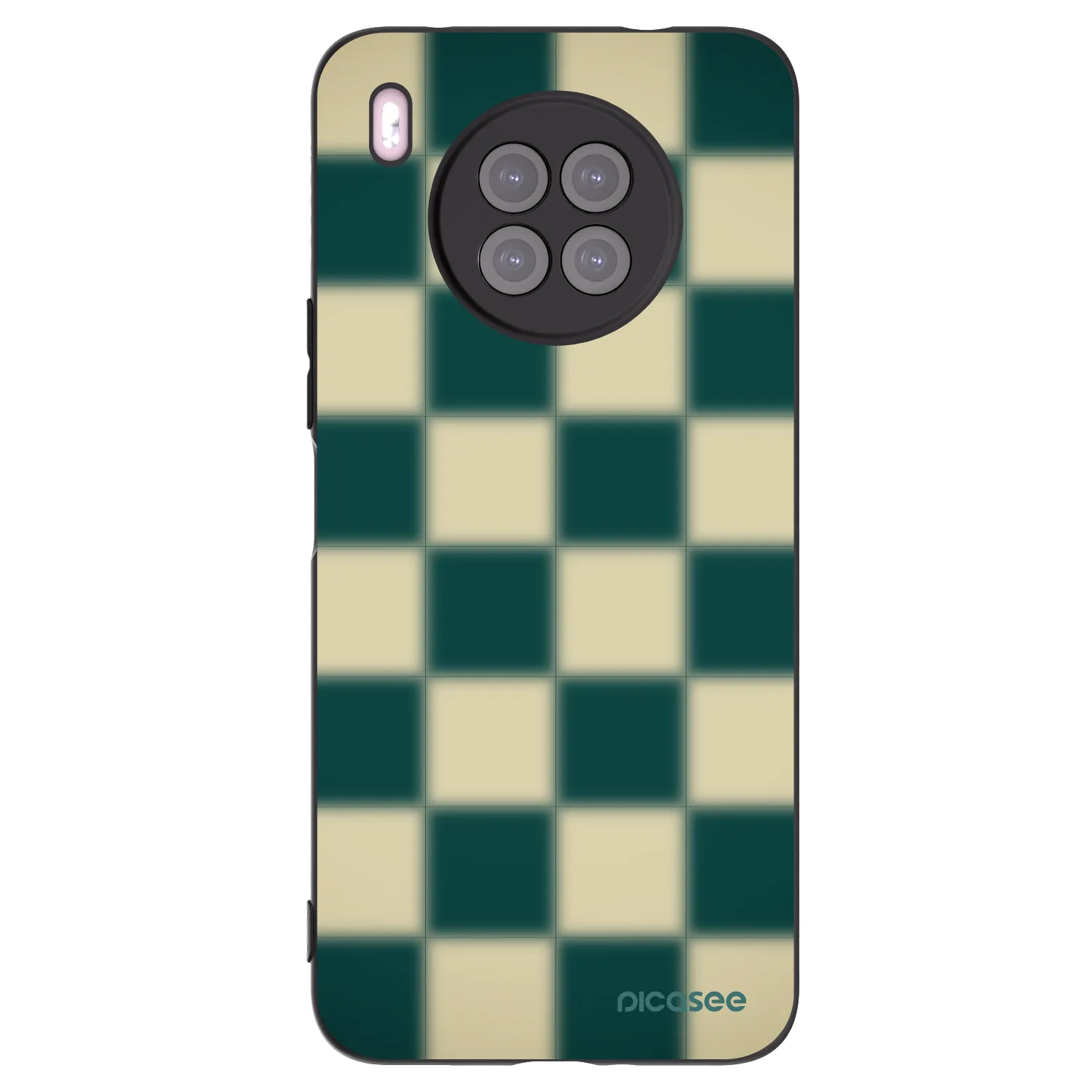 Picasee Huawei Nova 8i Hülle - Schwarzes Silikon - Shadow Chess
