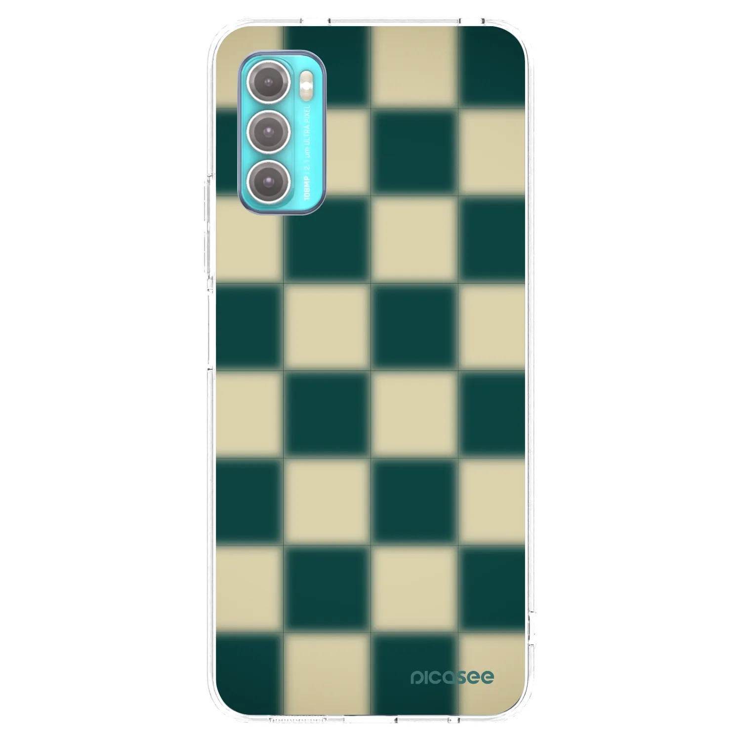 Picasee Motorola Moto G60 Hülle - Transparentes Silikon - Shadow Chess