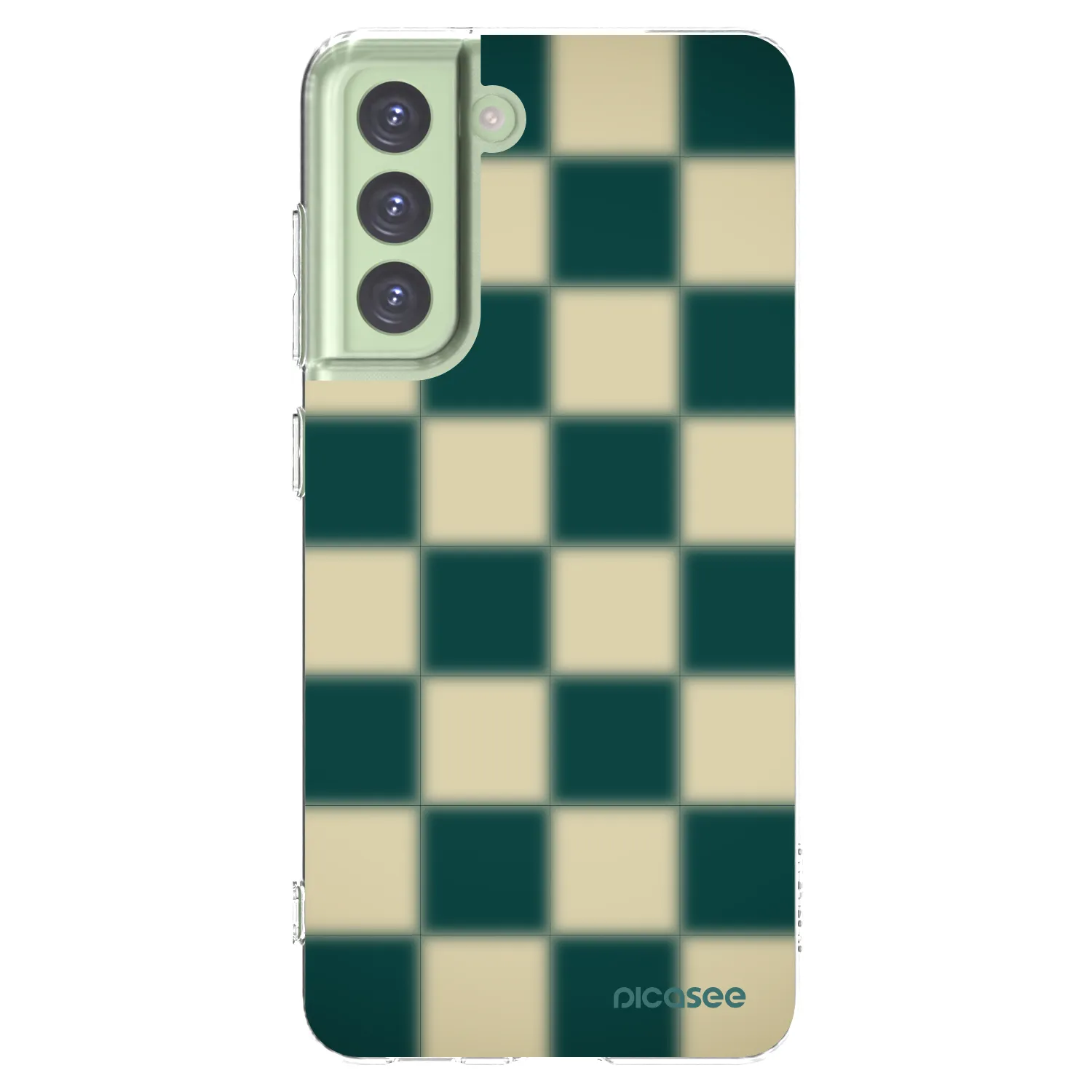 Picasee Samsung Galaxy S21 FE 5G Hülle - Transparentes Silikon - Shadow Chess