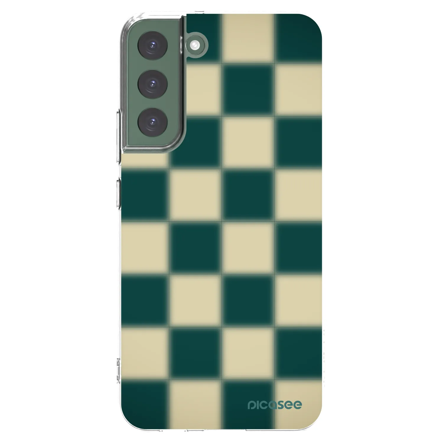 Picasee Samsung Galaxy S22+ 5G Hülle - Transparentes Silikon - Shadow Chess