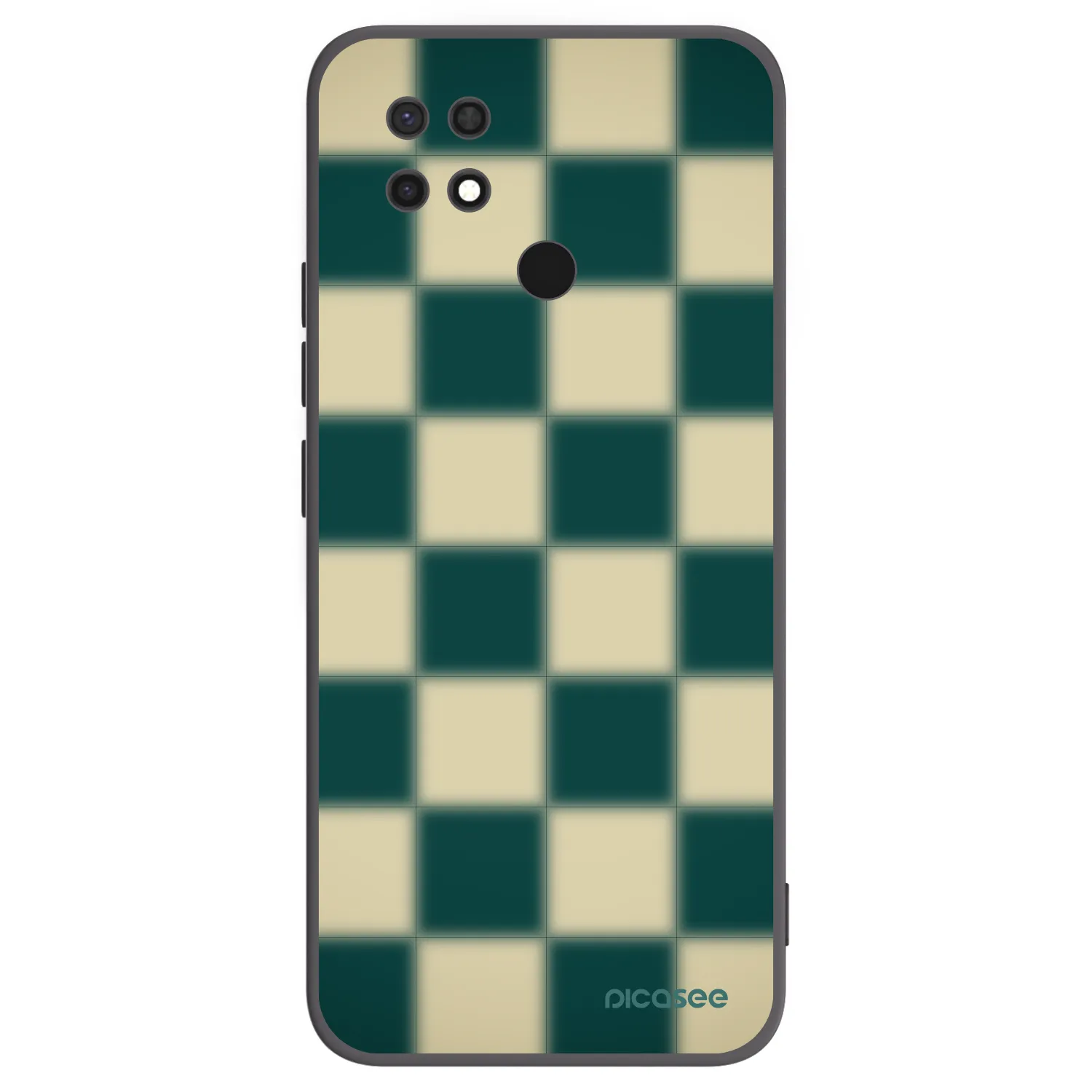 Picasee Xiaomi Redmi 10C Hülle - Schwarzes Silikon - Shadow Chess