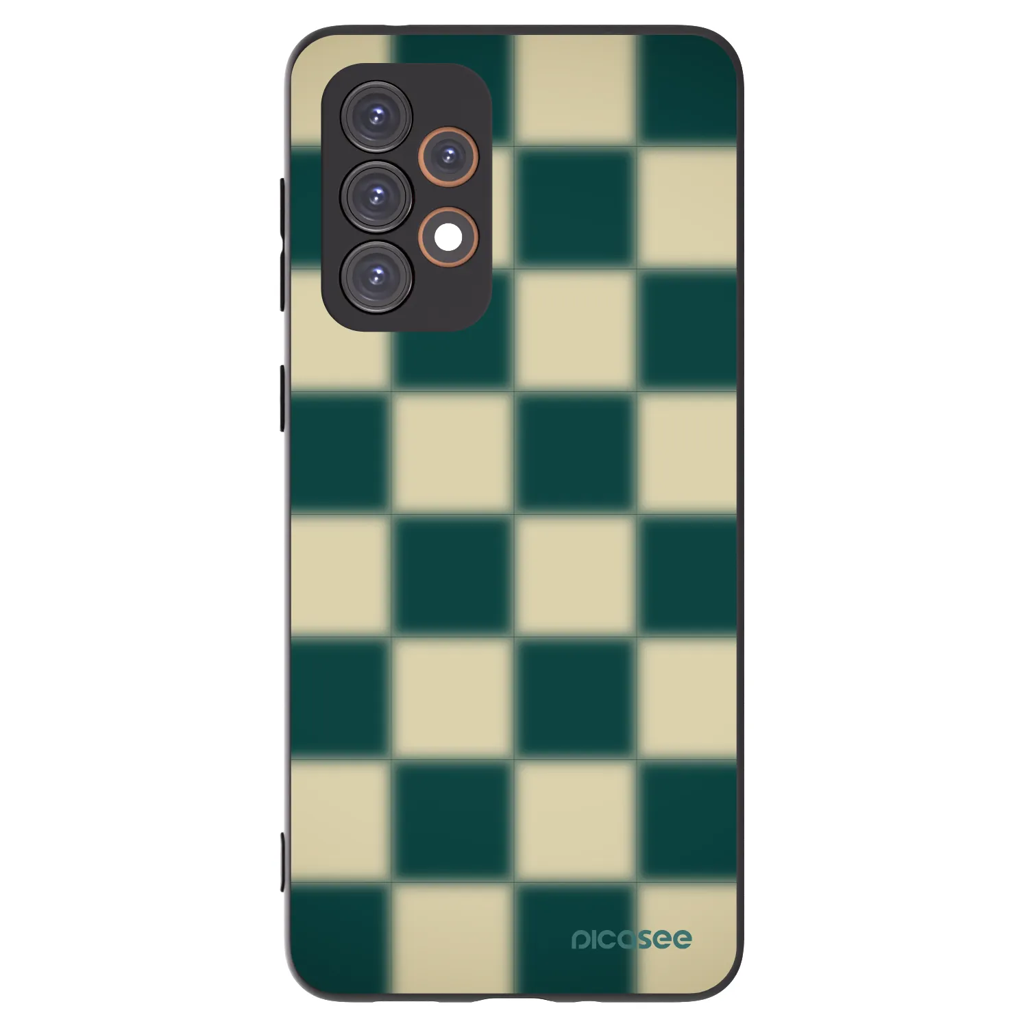 Picasee Samsung Galaxy A33 5G A336 Hülle - Schwarzes Silikon - Shadow Chess