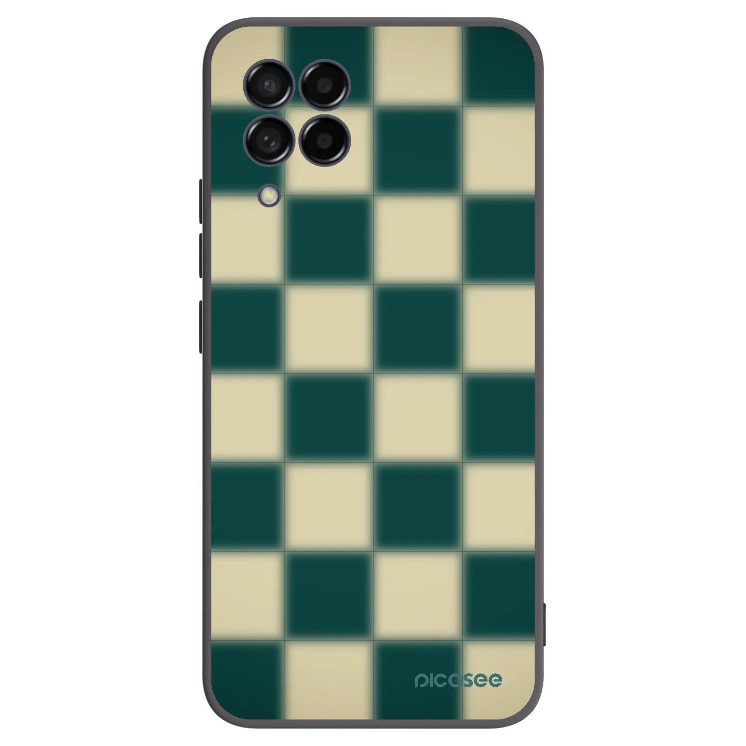 Picasee Samsung Galaxy M53 5G Hülle - Schwarzes Silikon - Shadow Chess