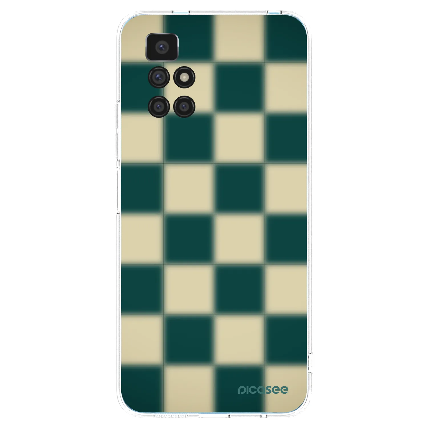 Picasee Xiaomi Redmi 10 (2022) Hülle - Transparentes Silikon - Shadow Chess