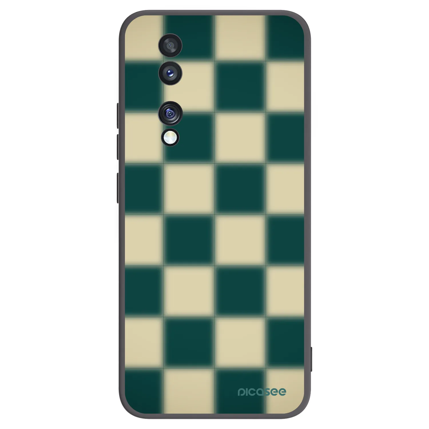 Picasee Honor 70 Hülle - Schwarzes Silikon - Shadow Chess
