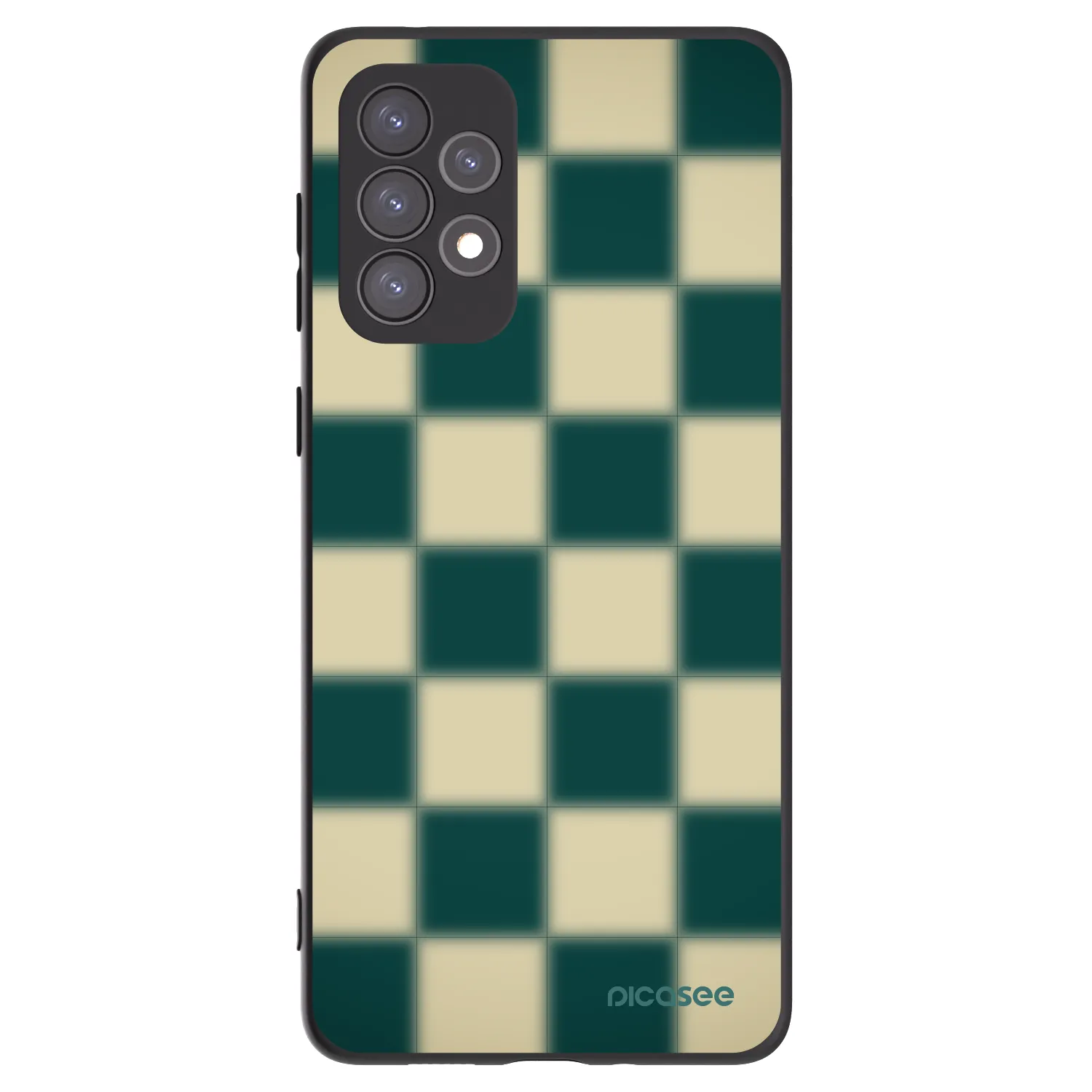 Picasee Samsung Galaxy A73 5G Hülle - Schwarzes Silikon - Shadow Chess