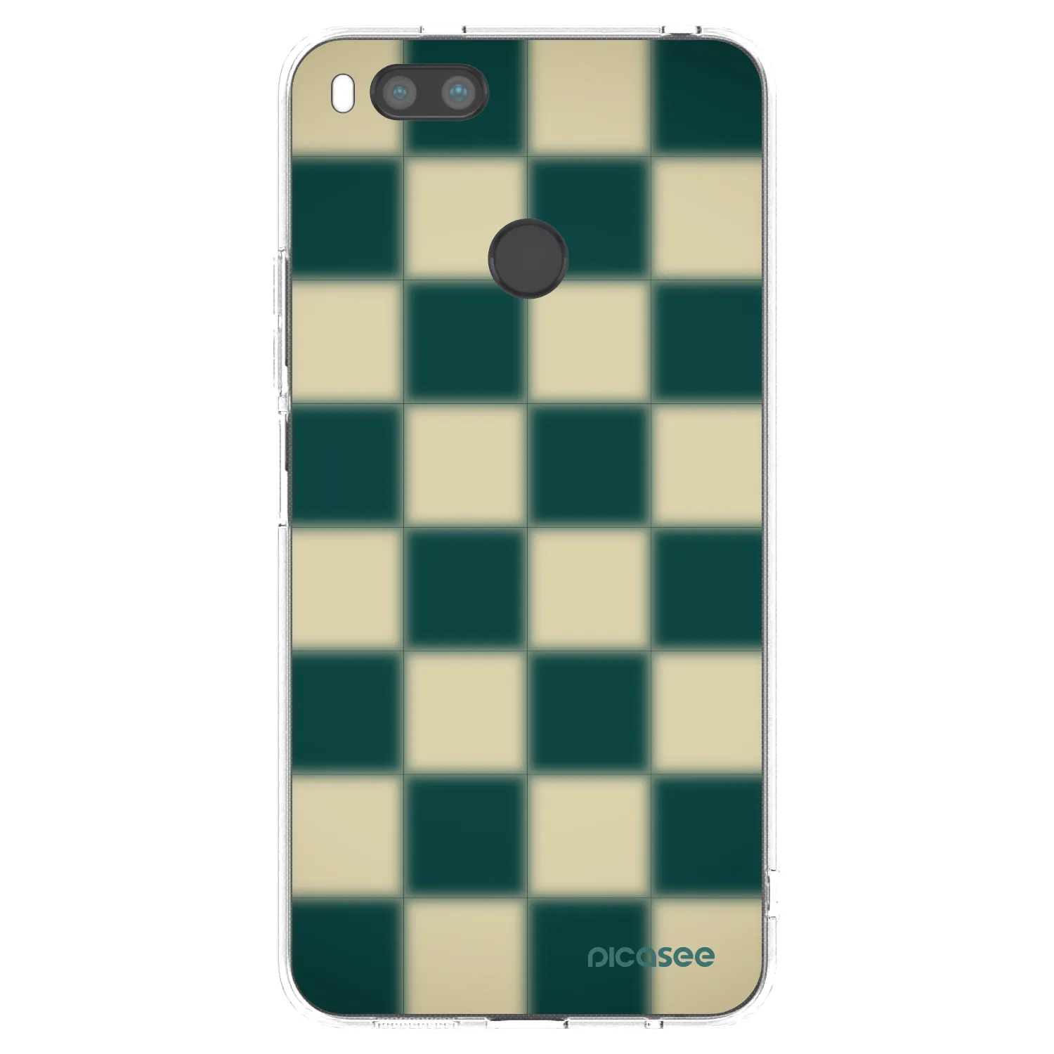 Picasee Xiaomi Redmi A1 Hülle - Transparentes Silikon - Shadow Chess