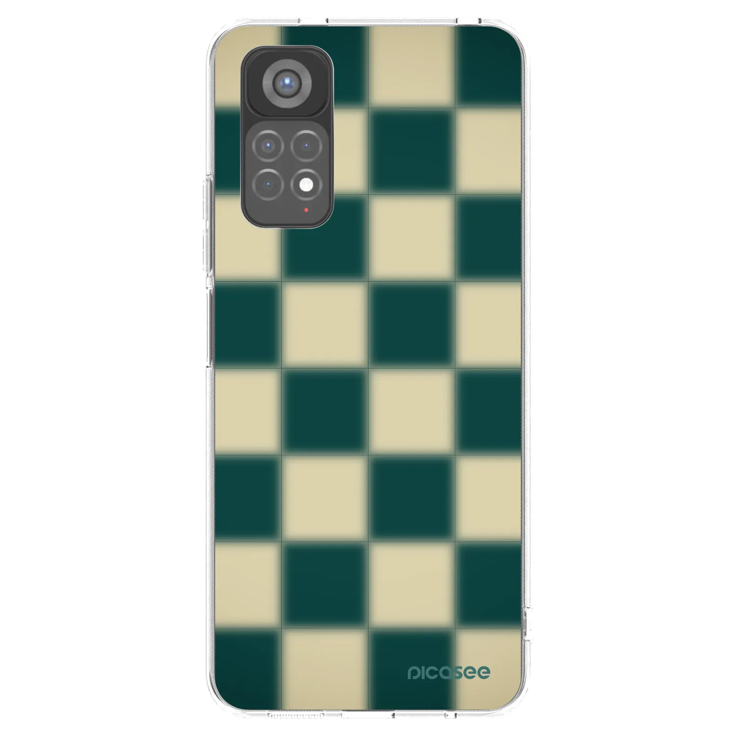 Picasee Xiaomi Redmi Note 11S 5G Hülle - Transparentes Silikon - Shadow Chess