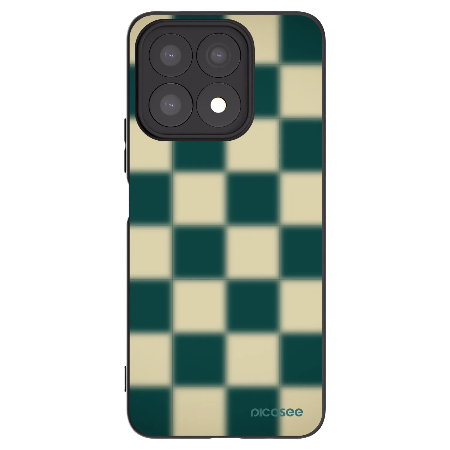 Picasee Honor X8a Hülle - Schwarzes Silikon - Shadow Chess