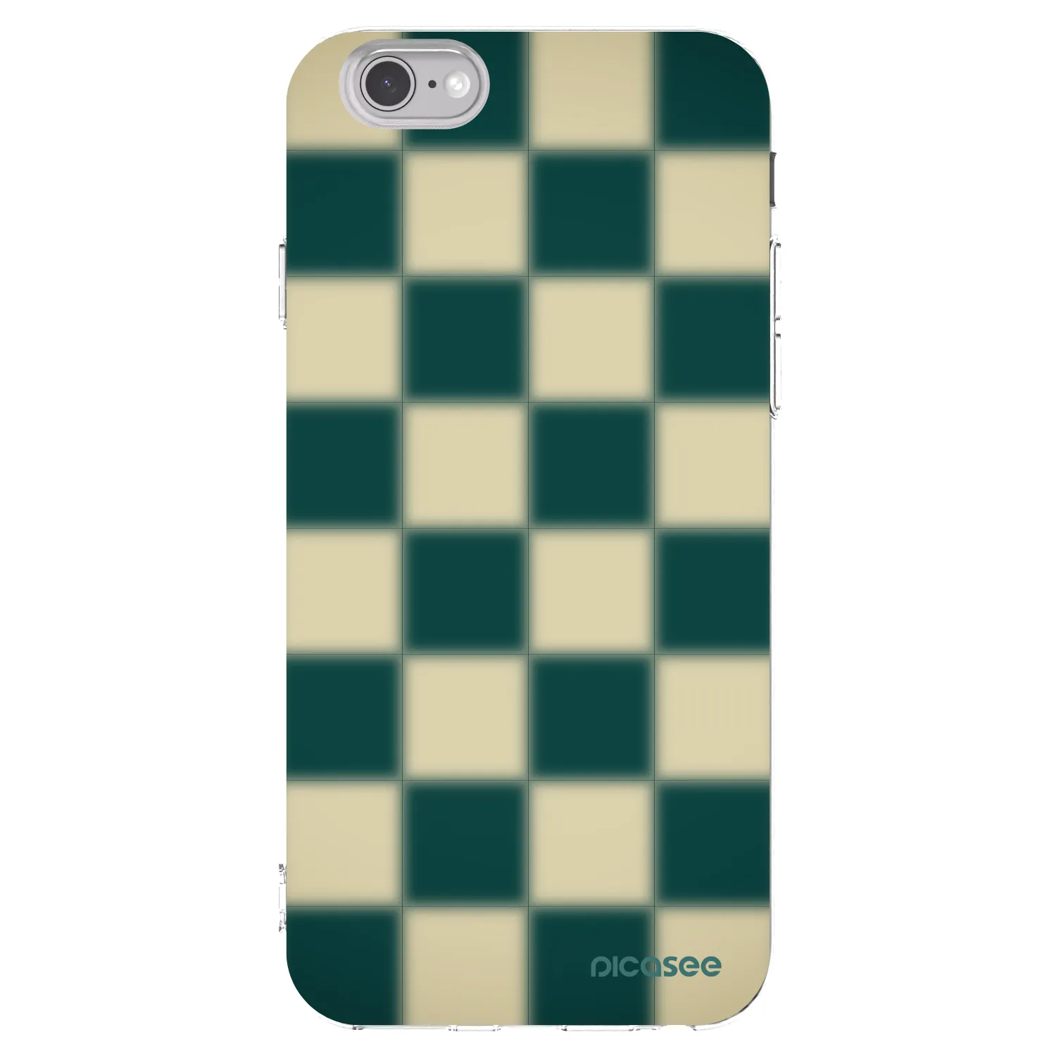 Picasee Apple iPhone 6/6S Hülle - Transparentes Silikon - Shadow Chess