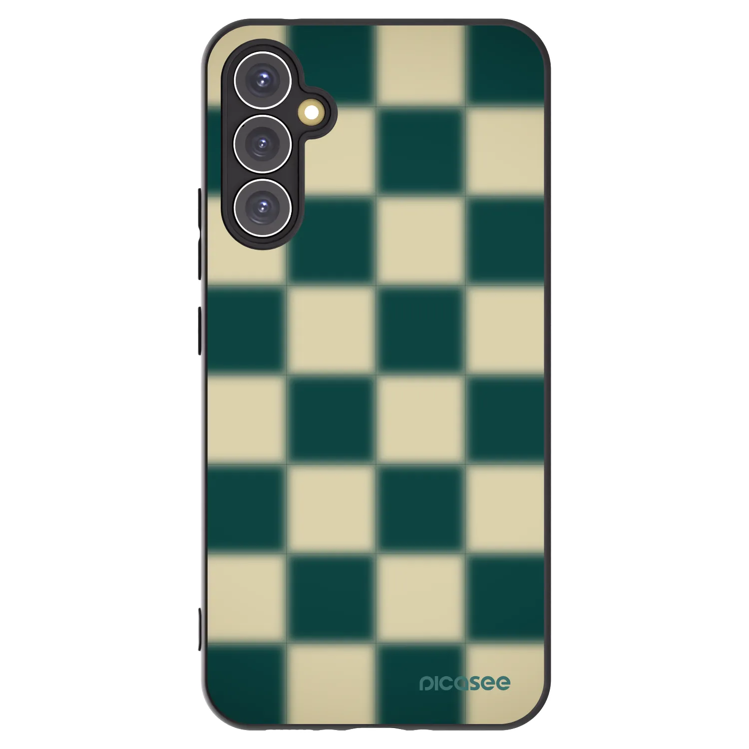 Picasee Samsung Galaxy A34 5G A346B Hülle - Schwarzes Silikon - Shadow Chess