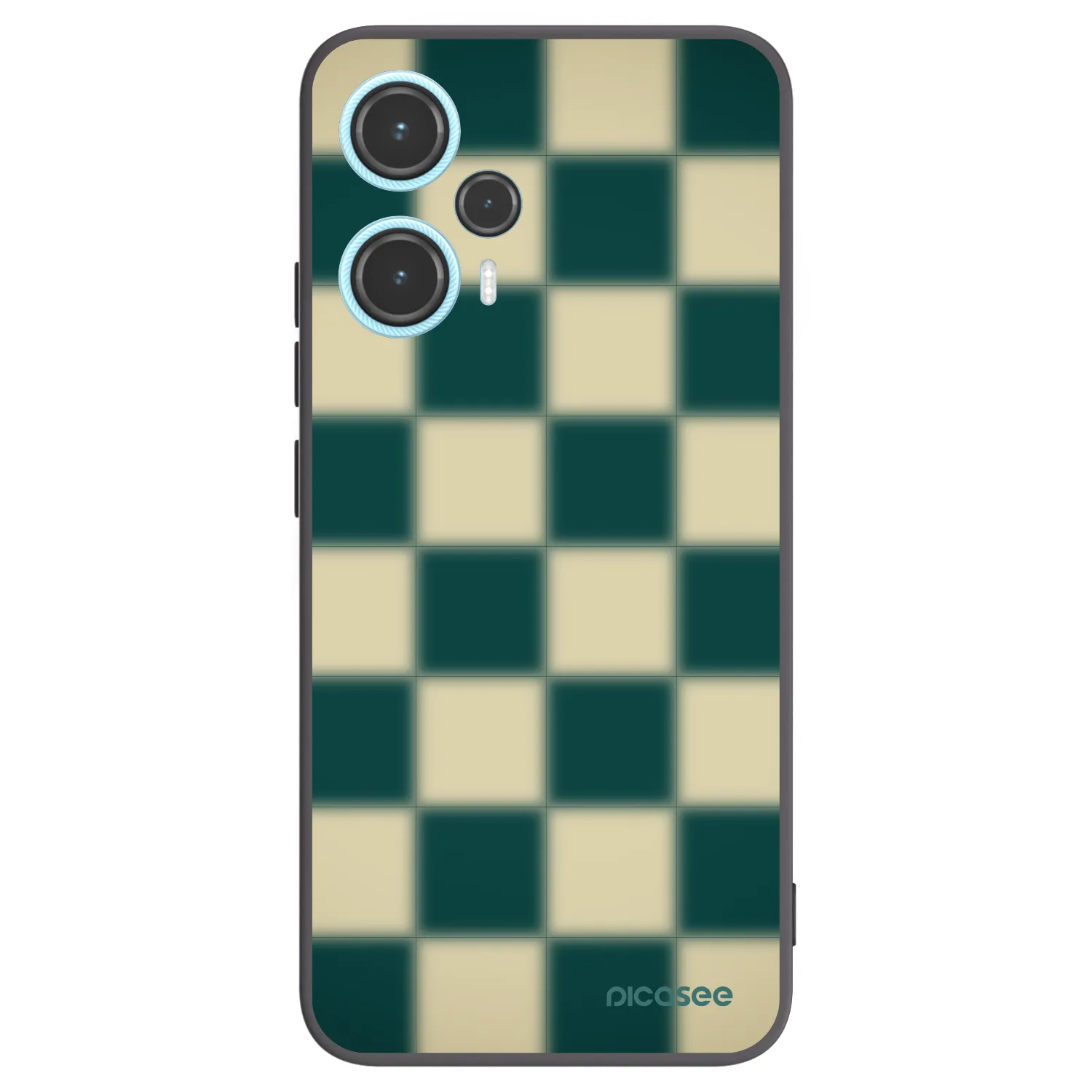 Picasee Xiaomi Poco F5 Hülle - Schwarzes Silikon - Shadow Chess