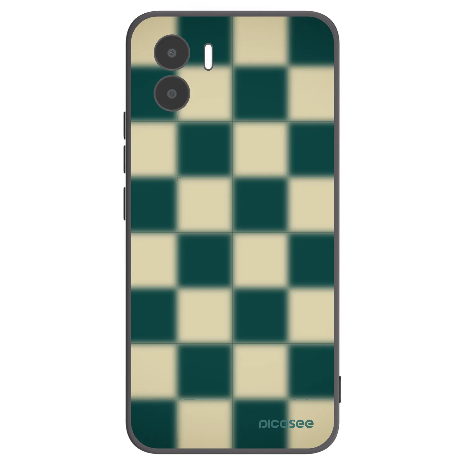 Picasee Xiaomi Redmi A2 Hülle - Schwarzes Silikon - Shadow Chess