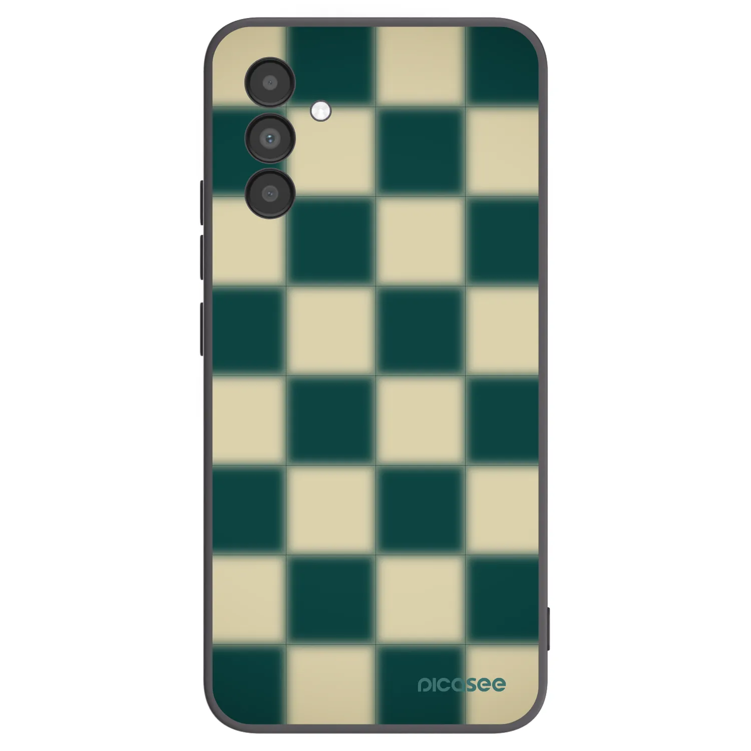 Picasee Samsung Galaxy A04s A047F Hülle - Schwarzes Silikon - Shadow Chess