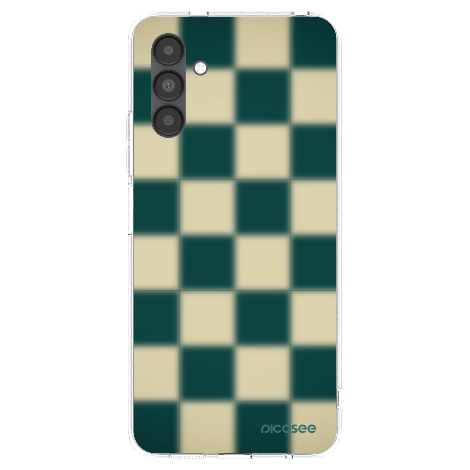 Picasee Samsung Galaxy A04s A047F Hülle - Transparentes Silikon - Shadow Chess