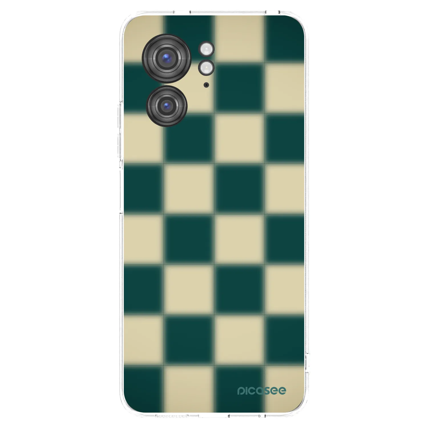 Picasee Motorola Edge 40 Hülle - Transparentes Silikon - Shadow Chess