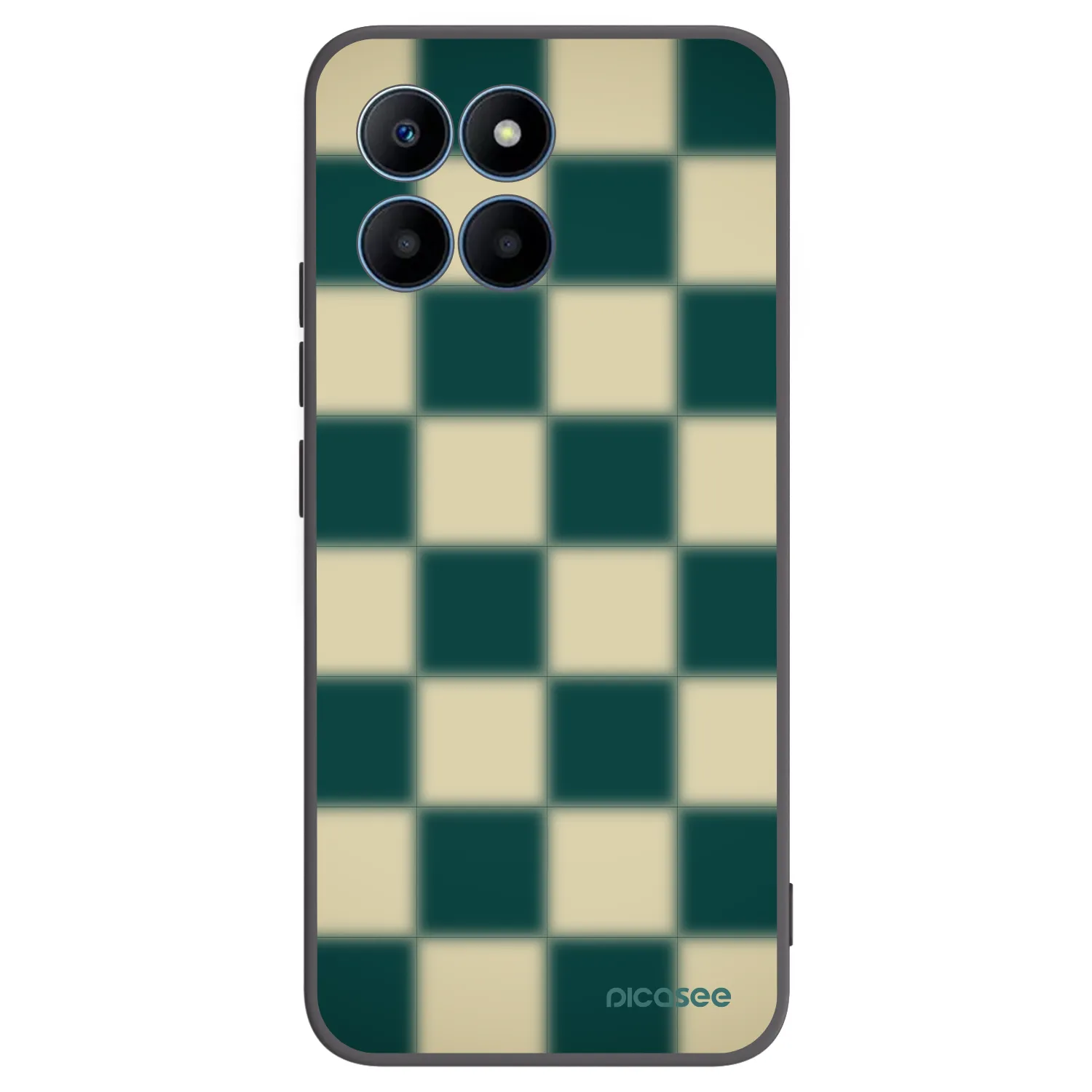 Picasee Honor 70 Lite Hülle - Schwarzes Silikon - Shadow Chess