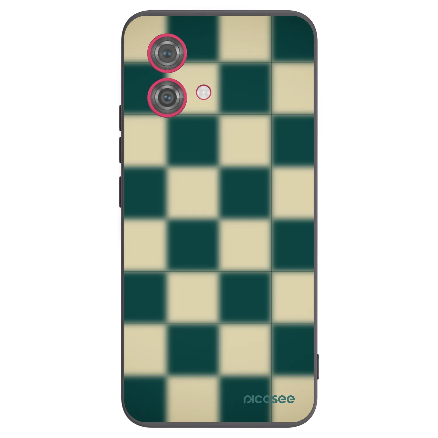 Picasee Motorola Moto G84 5G Hülle - Schwarzes Silikon - Shadow Chess