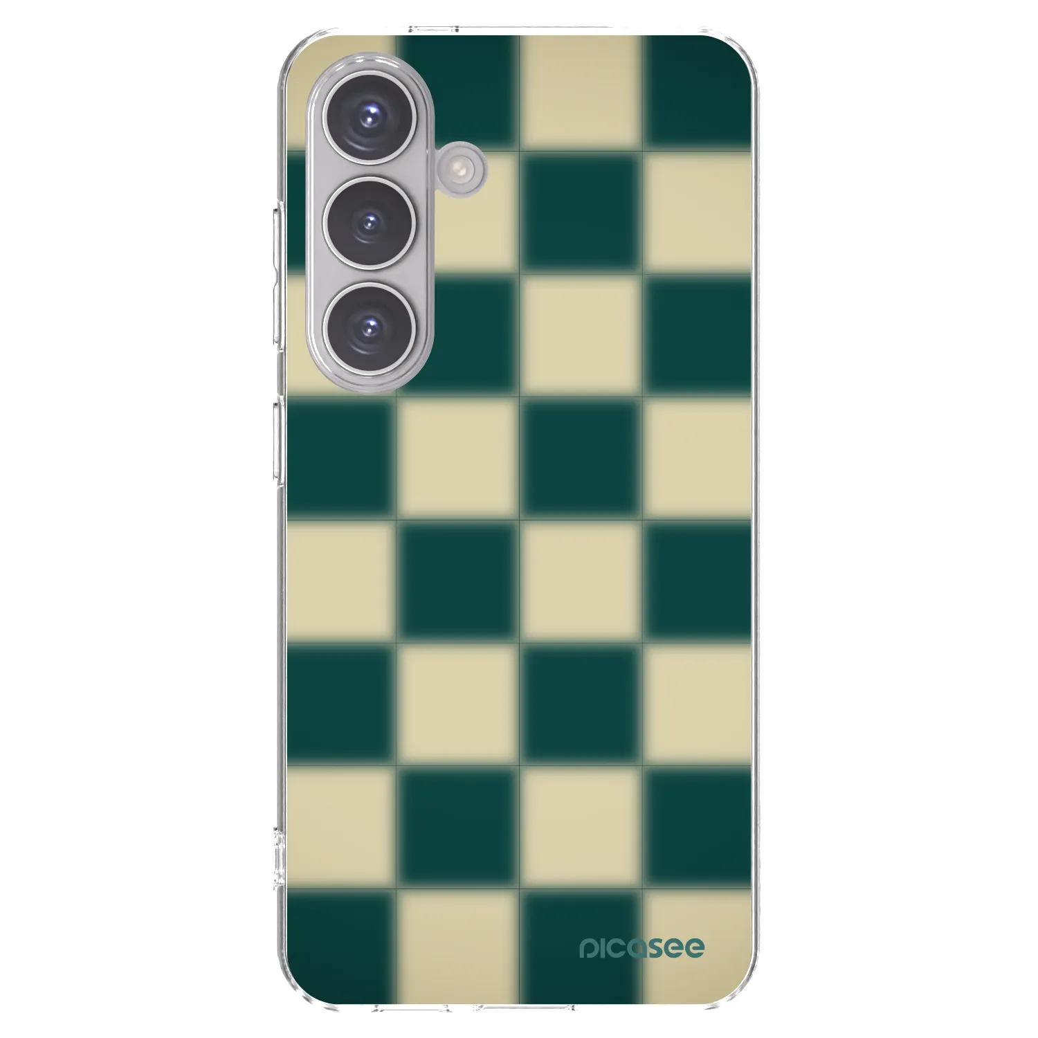 Picasee Samsung Galaxy S24 S921B 5G Hülle - Transparentes Silikon - Shadow Chess