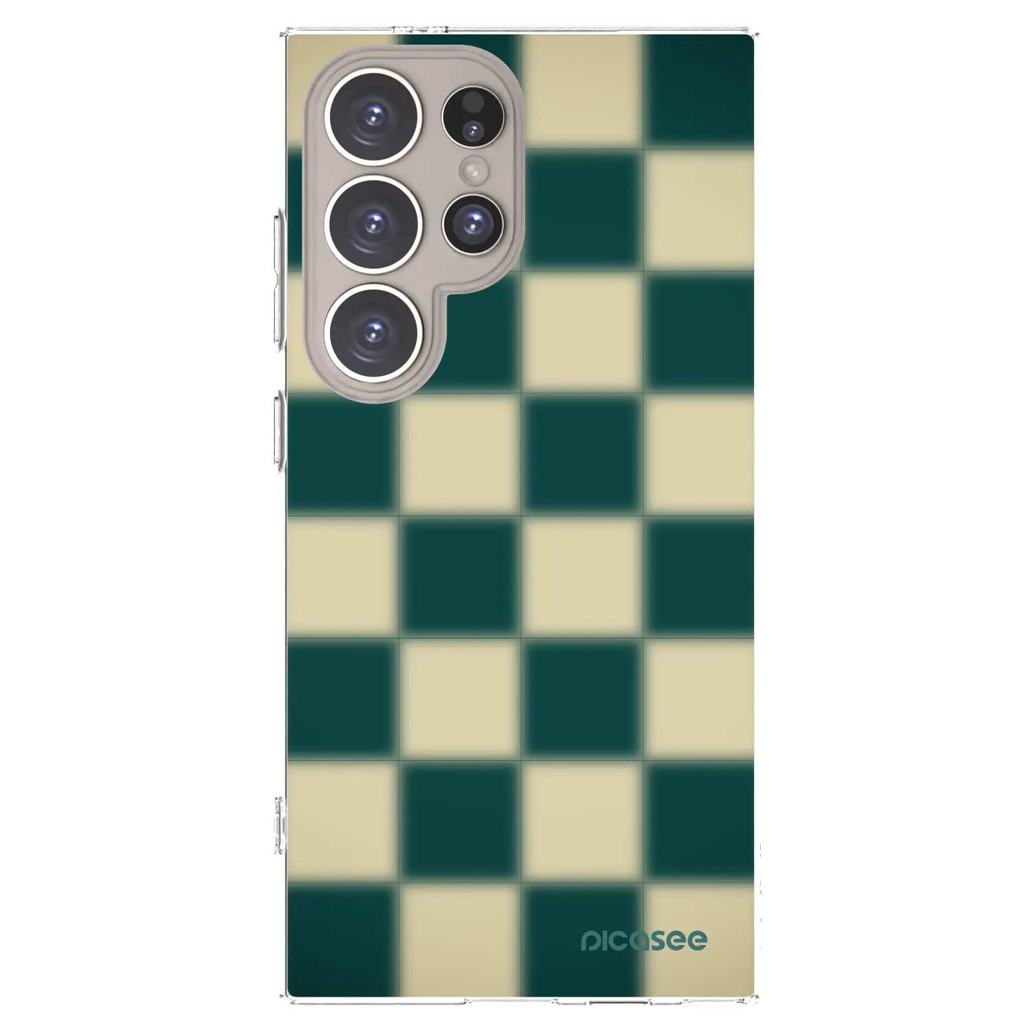 Picasee Samsung Galaxy S24 Ultra S928B 5G Hülle - Transparentes Silikon - Shadow Chess