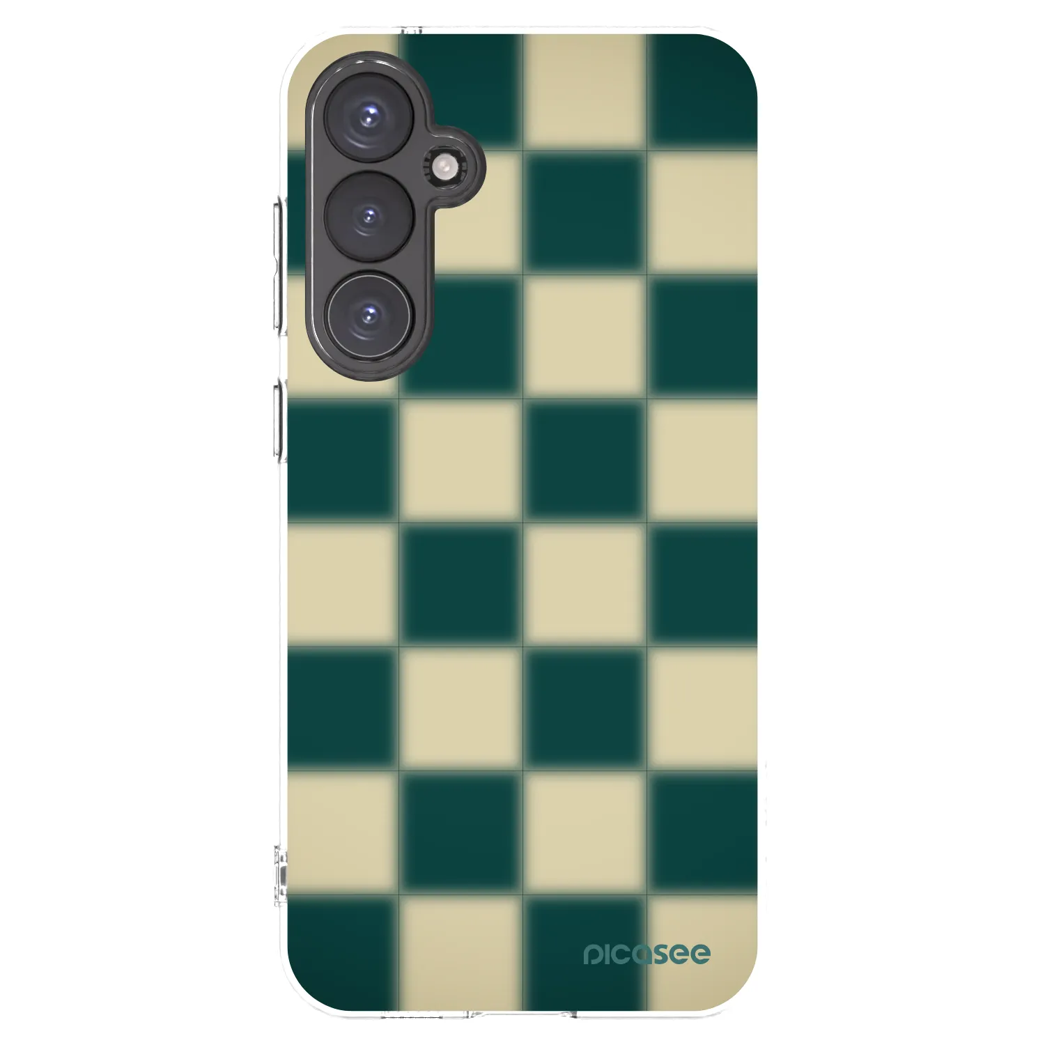 Picasee Samsung Galaxy S23 FE S711B Hülle - Transparentes Silikon - Shadow Chess
