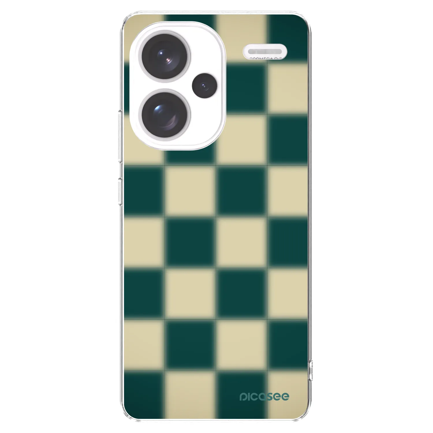 Picasee Xiaomi Redmi Note 13 Pro+ 5G Hülle - Transparentes Silikon - Shadow Chess
