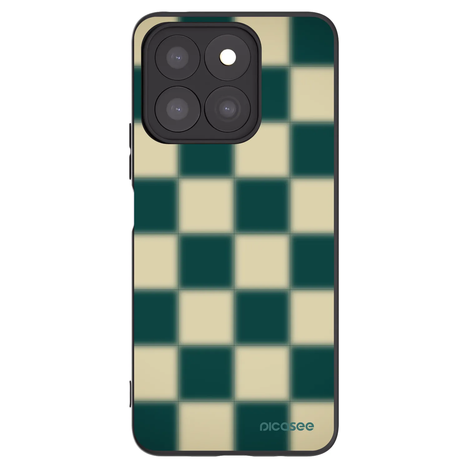 Picasee Honor X8b Hülle - Schwarzes Silikon - Shadow Chess