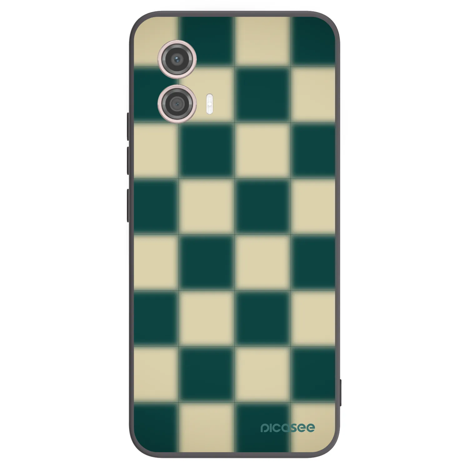 Picasee Motorola Moto G53 5G Hülle - Schwarzes Silikon - Shadow Chess