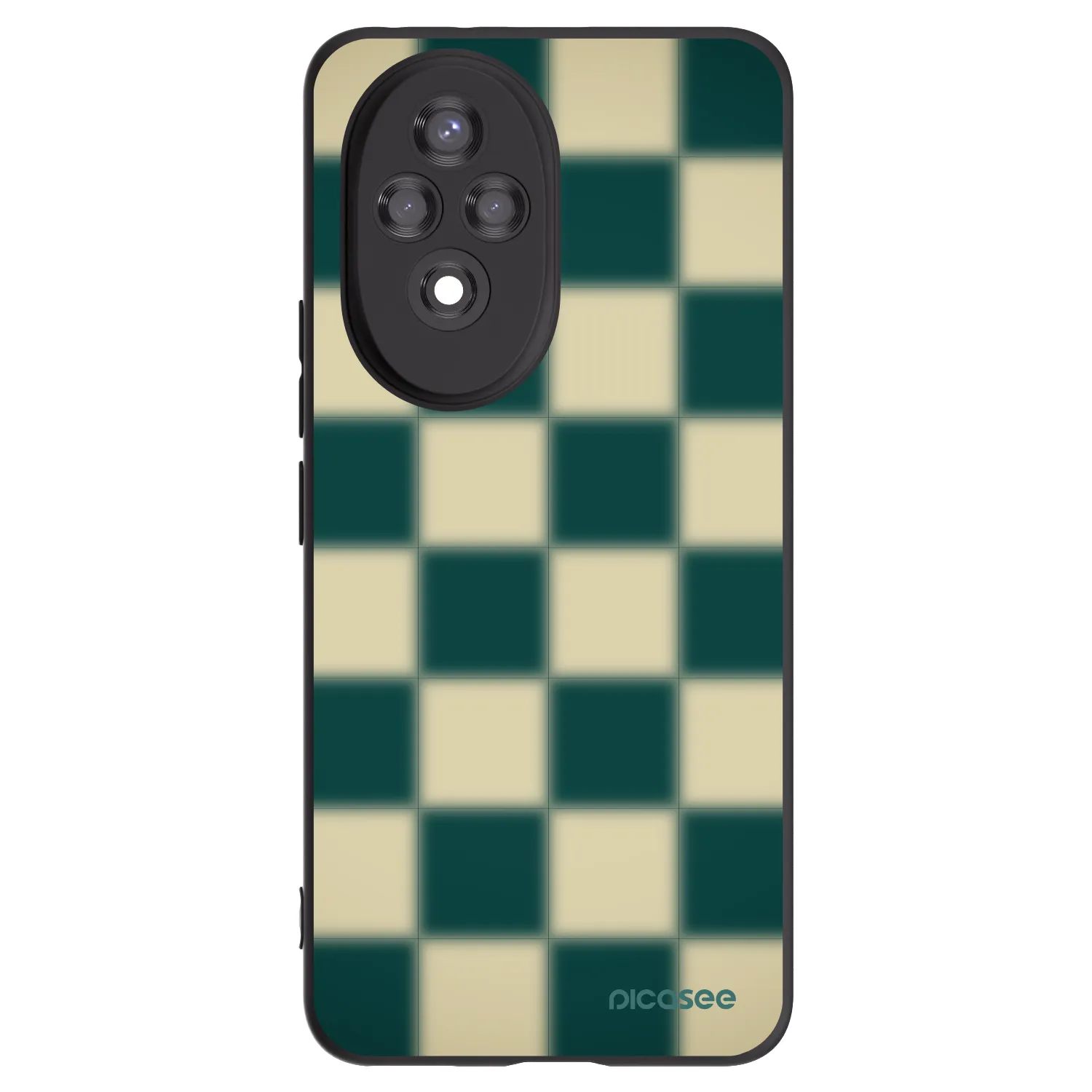 Picasee Honor 200 5G Hülle - Schwarzes Silikon - Shadow Chess