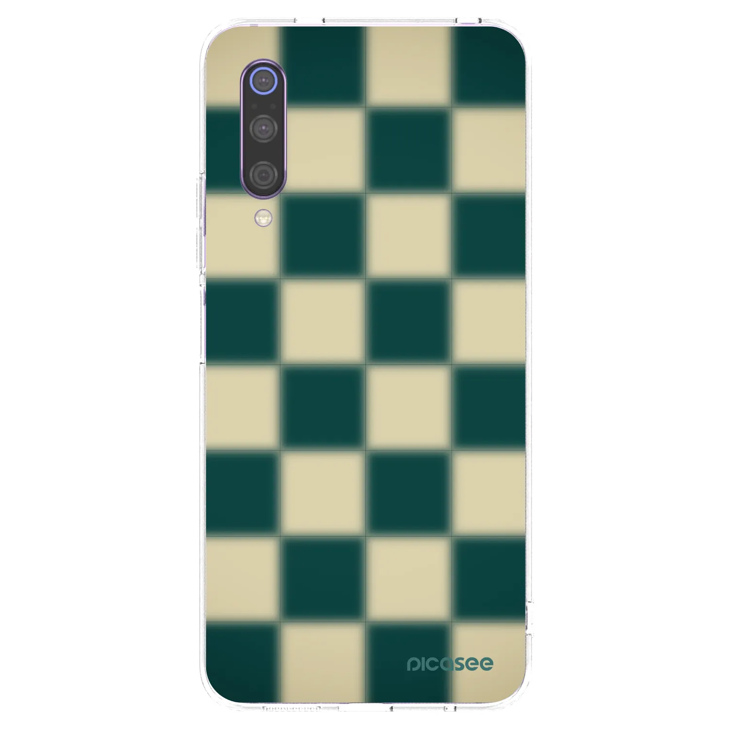 Picasee Xiaomi Mi 9 Hülle - Transparentes Silikon - Shadow Chess
