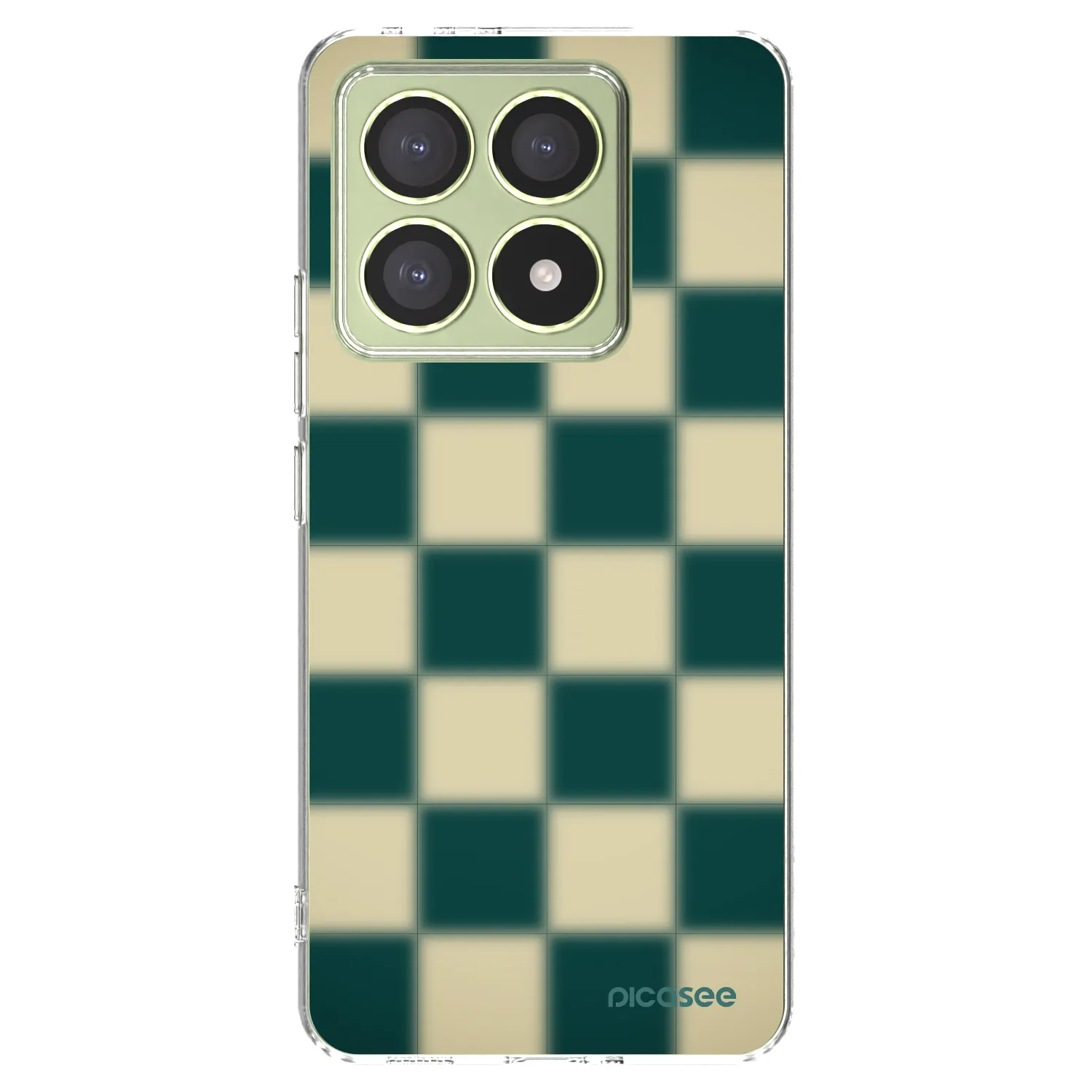 Picasee Xiaomi 14T Hülle - Transparentes Silikon - Shadow Chess