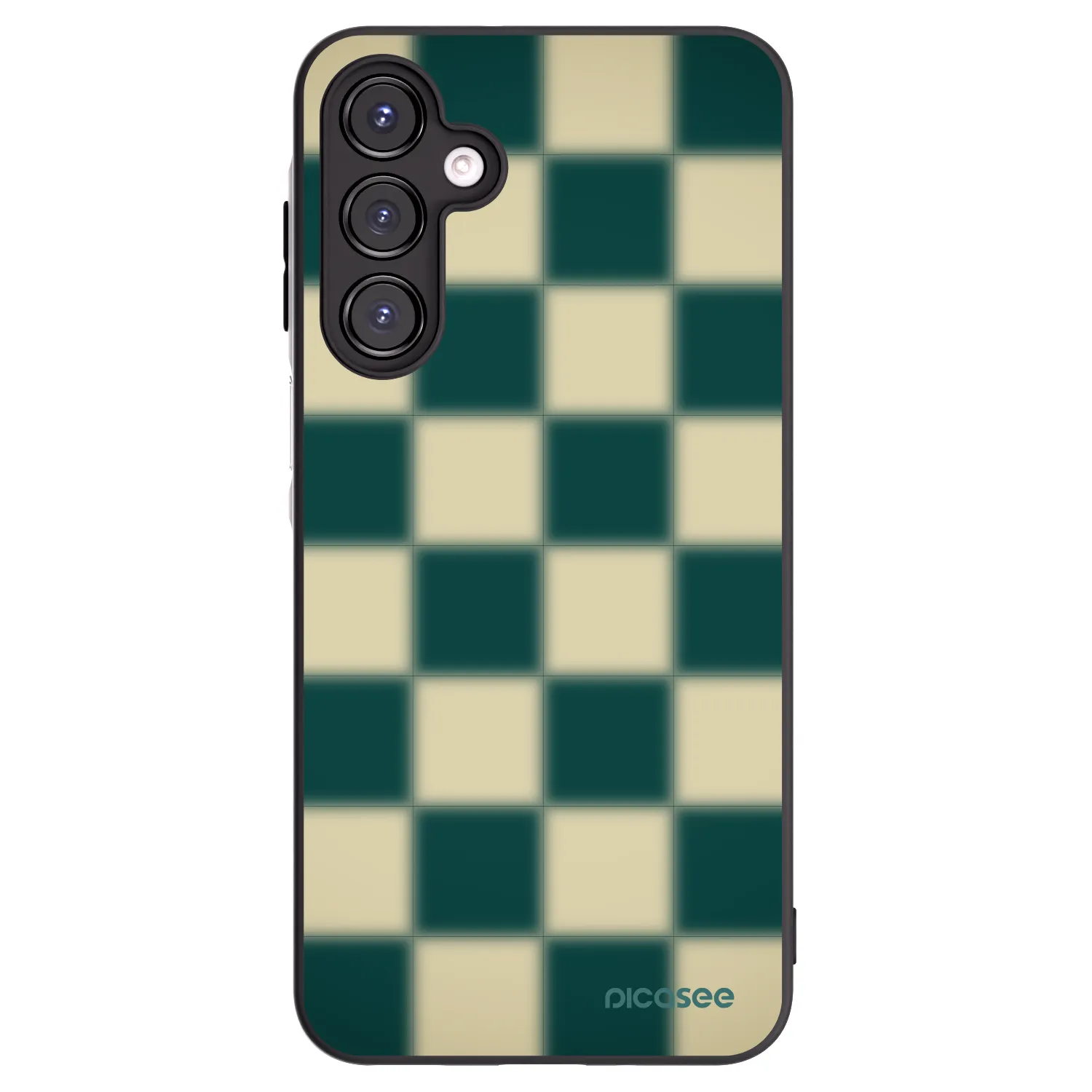 Picasee Samsung Galaxy A16 5G Hülle - Schwarzes Silikon - Shadow Chess