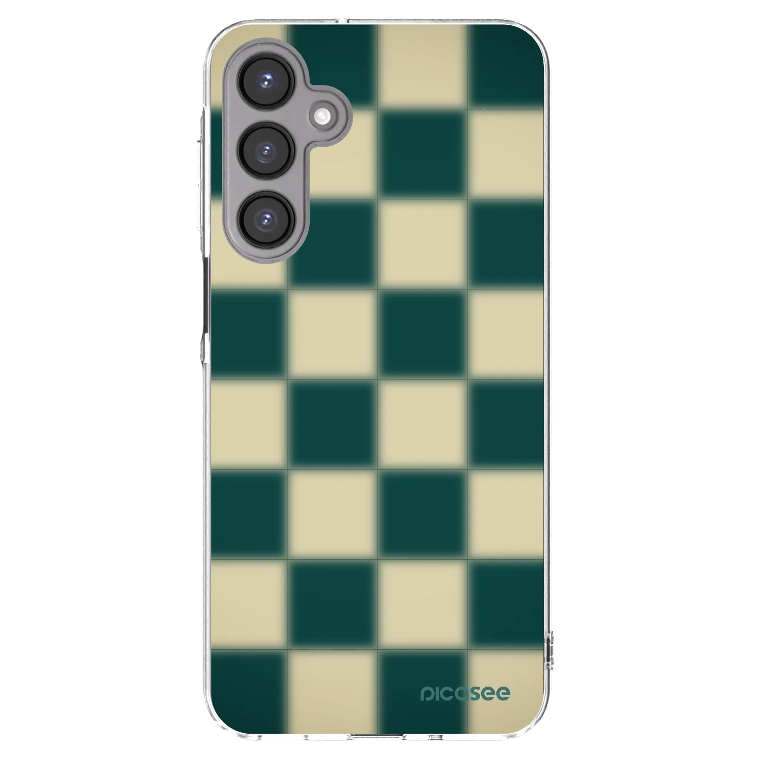 Picasee Samsung Galaxy A16 5G Hülle - Transparentes Silikon - Shadow Chess