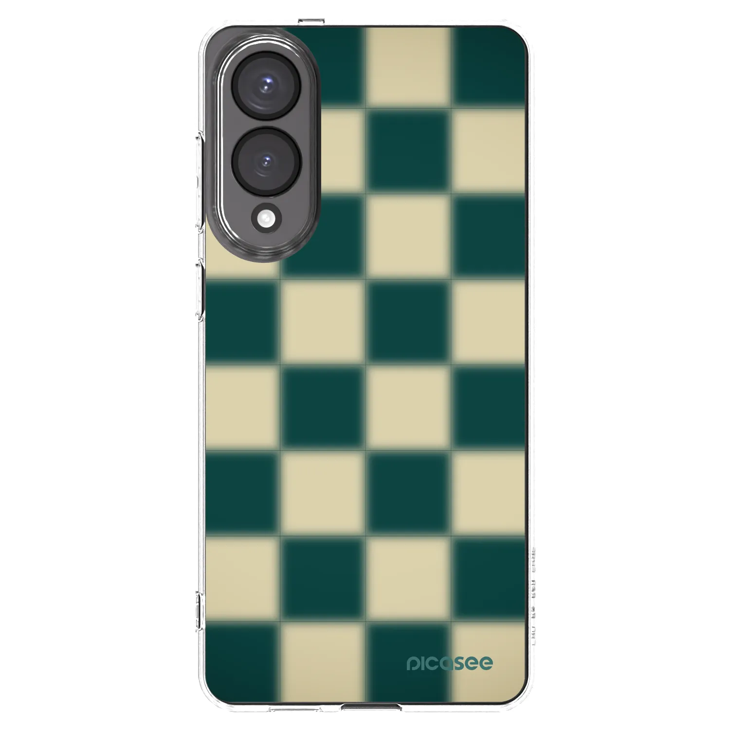 Picasee Samsung Galaxy S25 Edge 5G Hülle - Transparentes Silikon - Shadow Chess