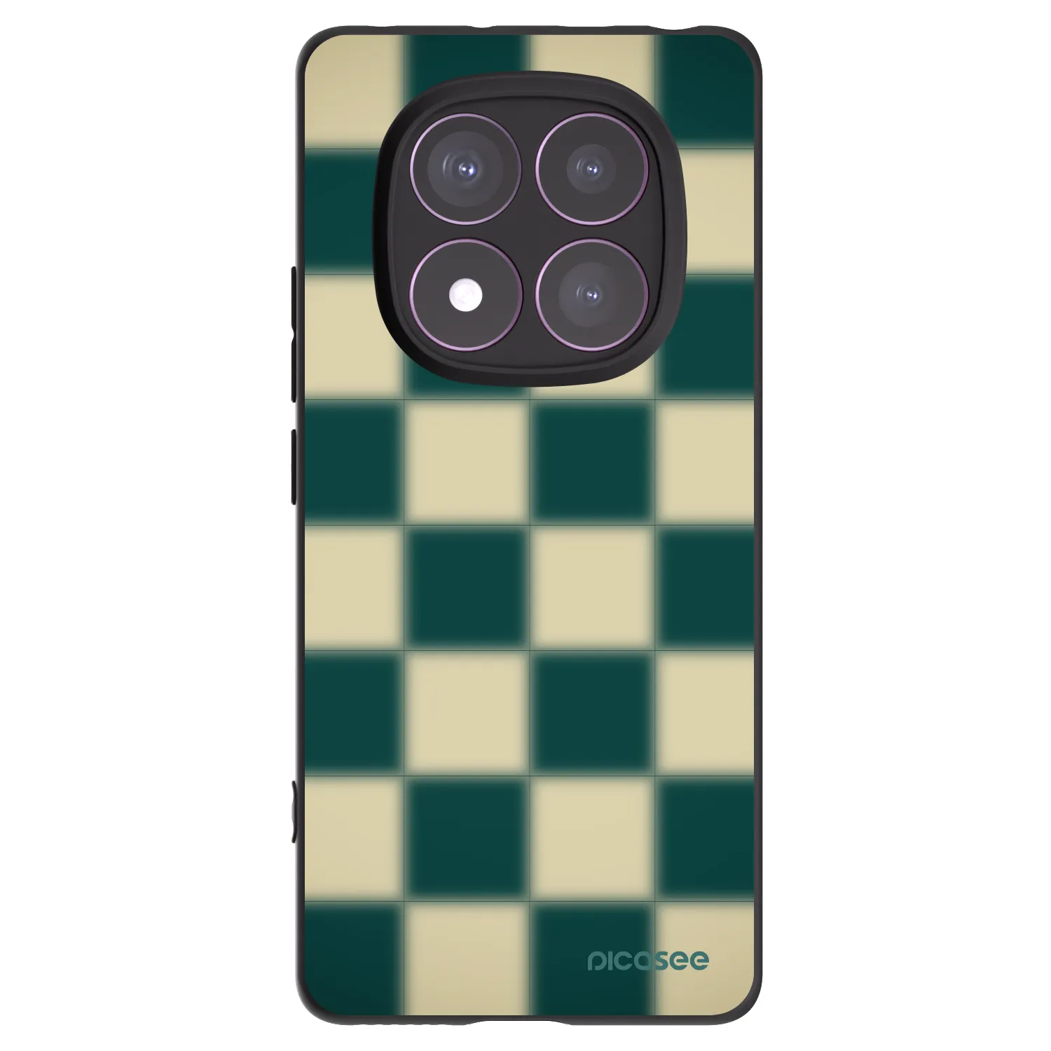 Picasee Xiaomi Redmi Note 14 Pro 4G Hülle - Schwarzes Silikon - Shadow Chess