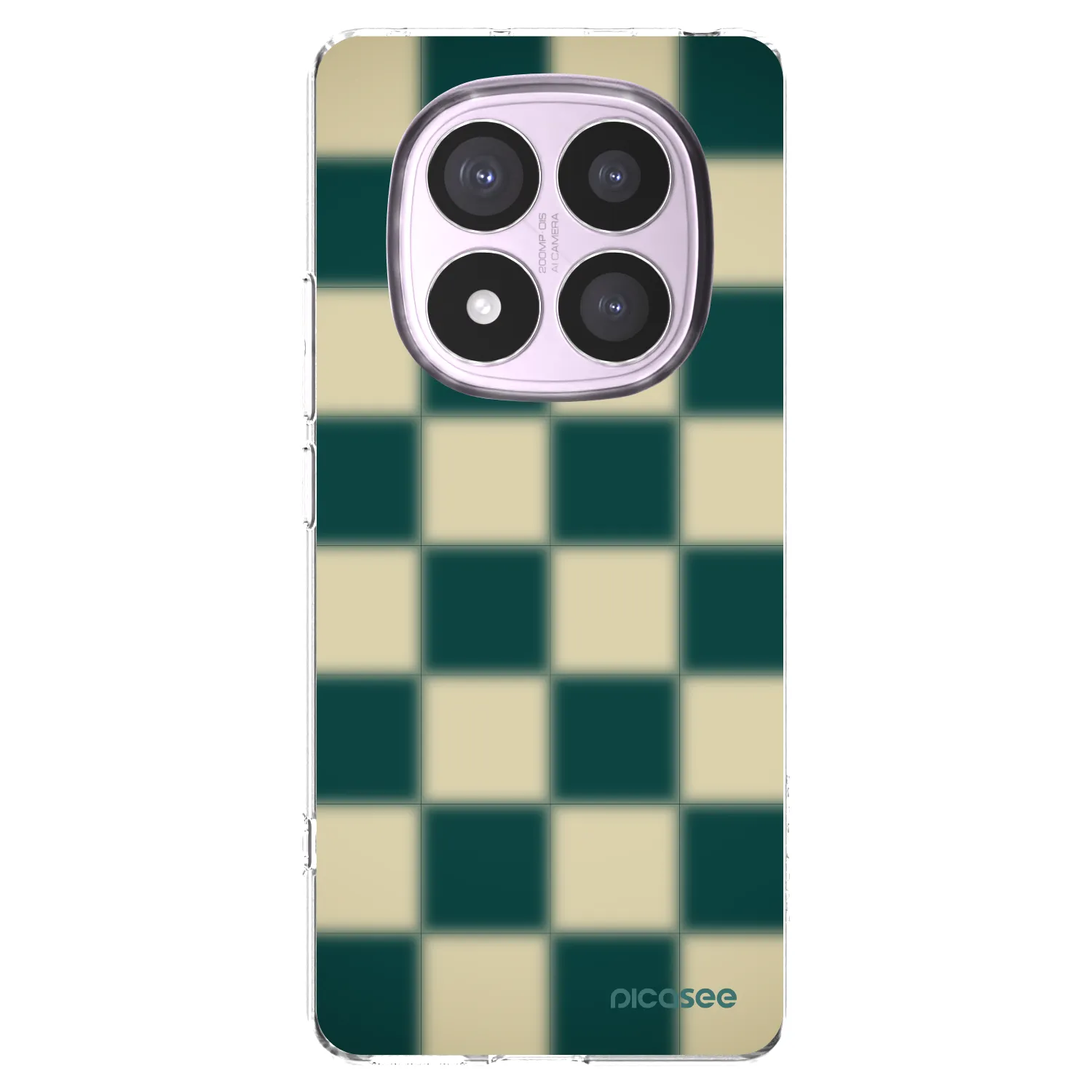 Picasee Xiaomi Redmi Note 14 Pro 4G Hülle - Transparentes Silikon - Shadow Chess