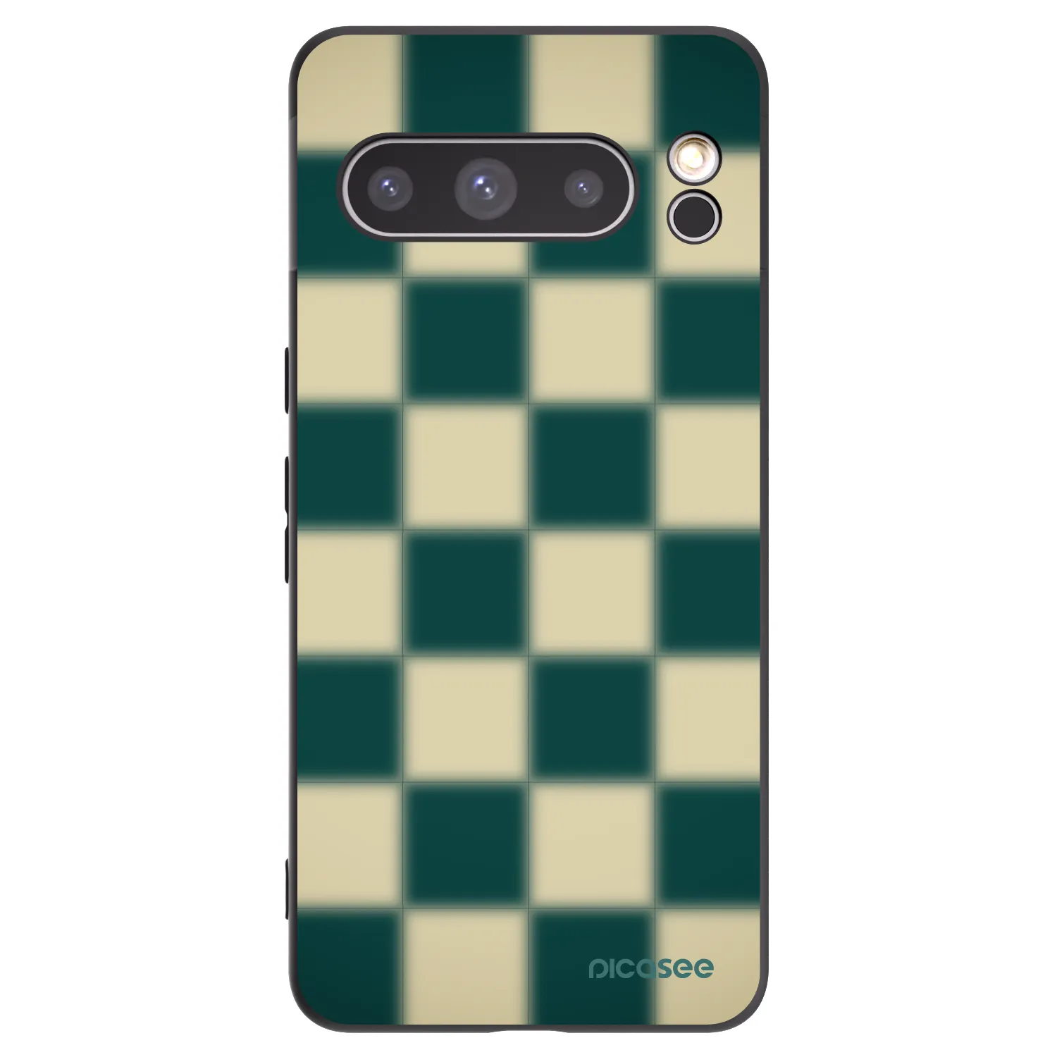 Picasee Google Pixel 8 Pro Hülle - Schwarzes Silikon - Shadow Chess