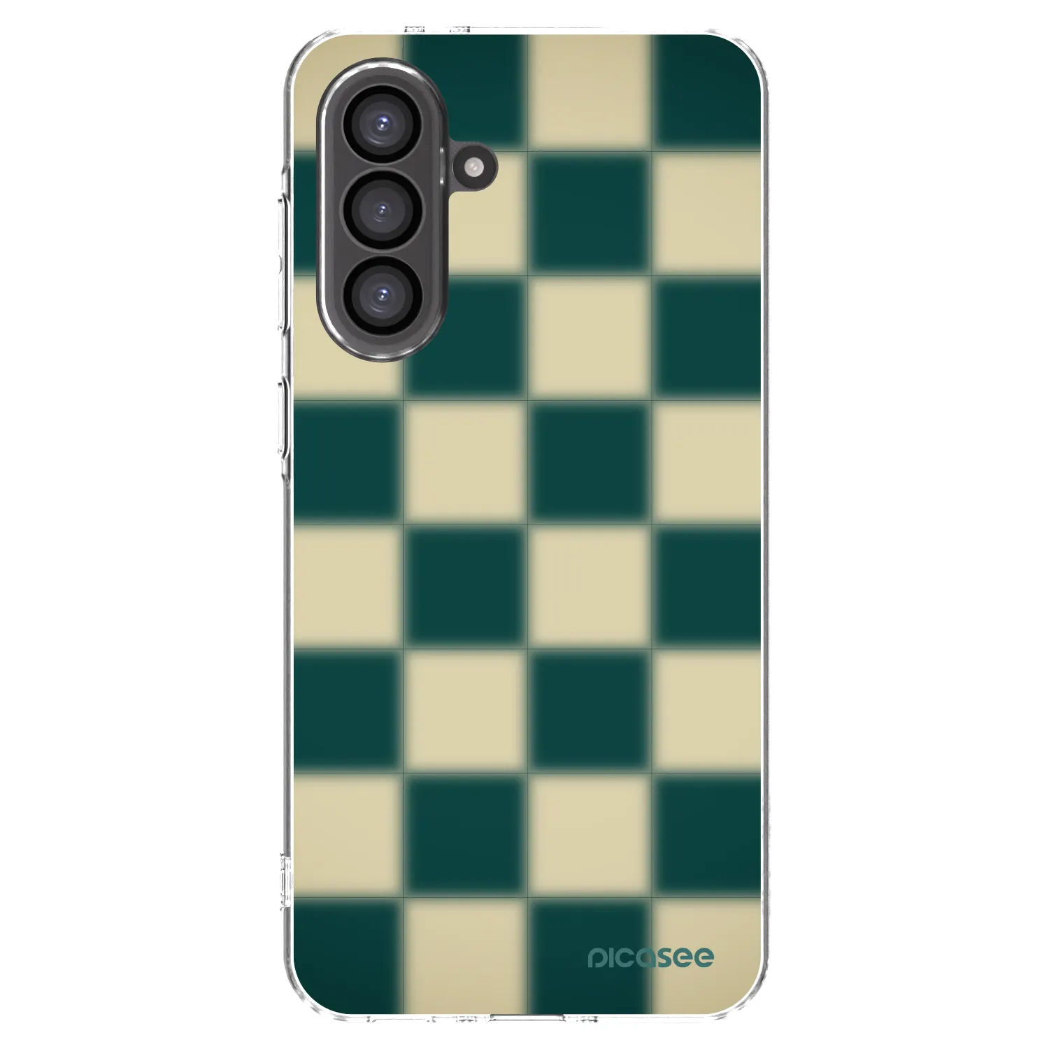 Picasee Samsung Galaxy A36 5G Hülle - Transparentes Silikon - Shadow Chess