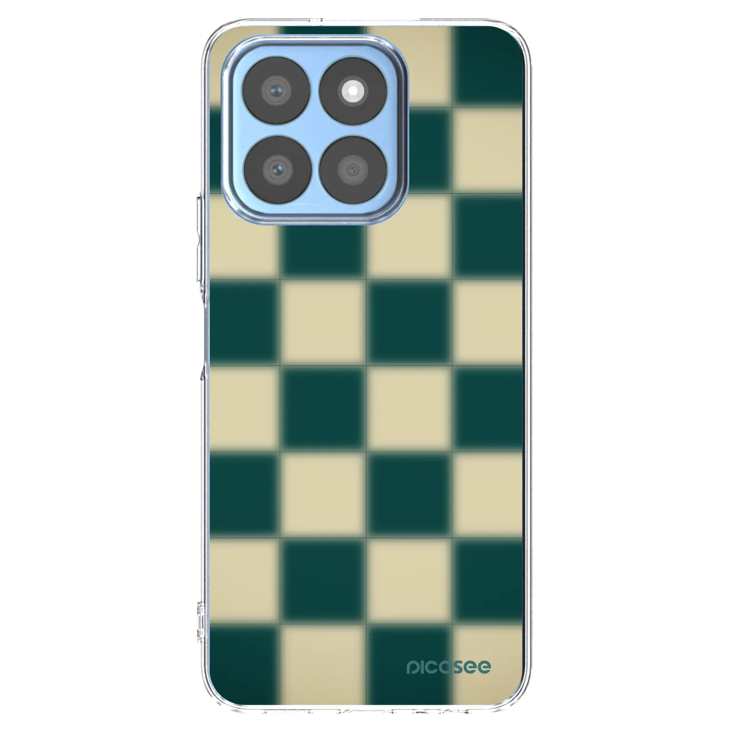 Picasee Honor X8c Hülle - Transparentes Silikon - Shadow Chess