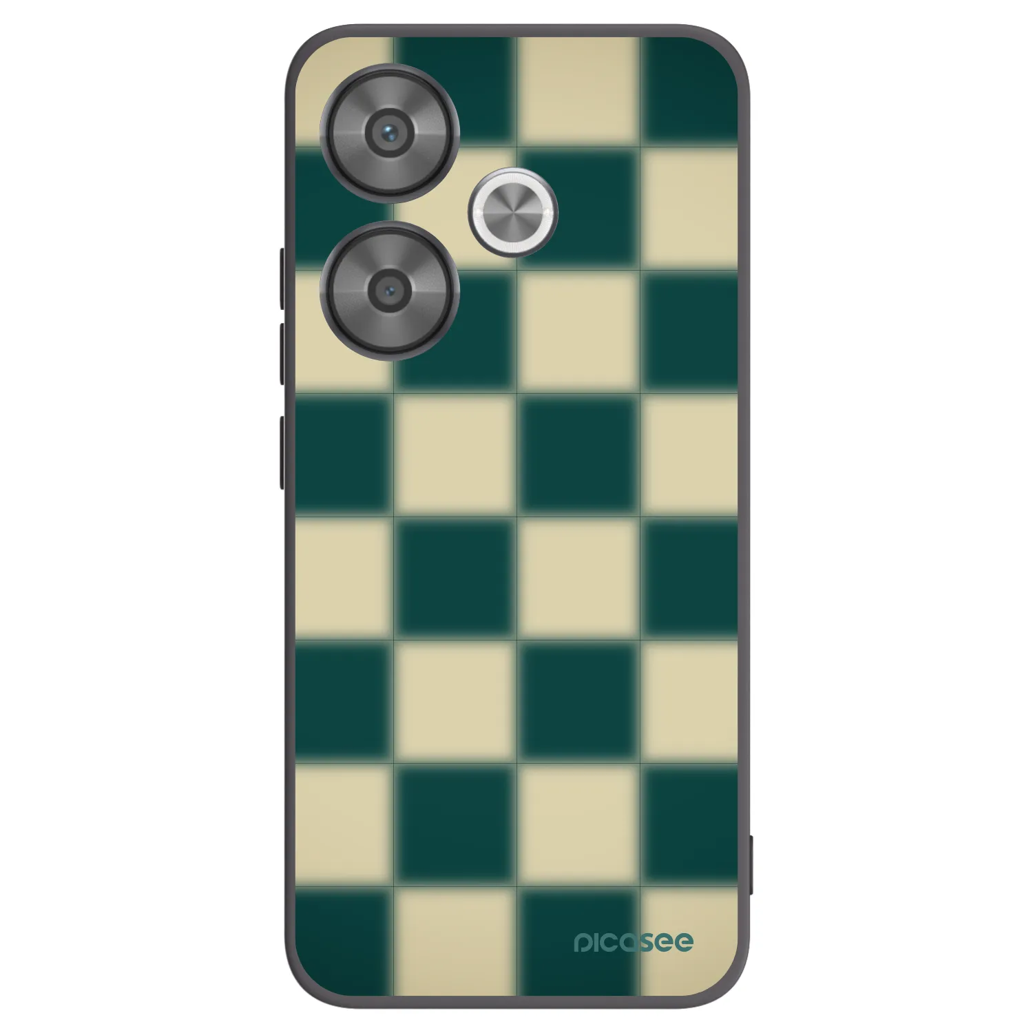 Picasee Xiaomi Poco F6 Hülle - Schwarzes Silikon - Shadow Chess