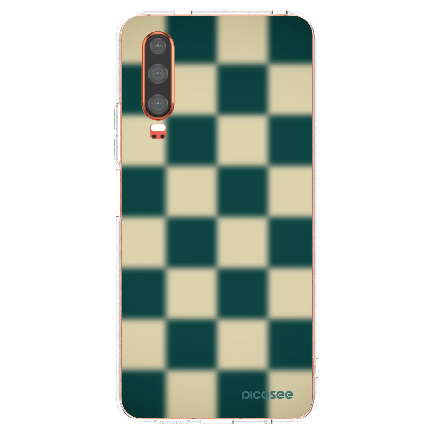 Picasee Huawei P30 Hülle - Transparentes Silikon - Shadow Chess