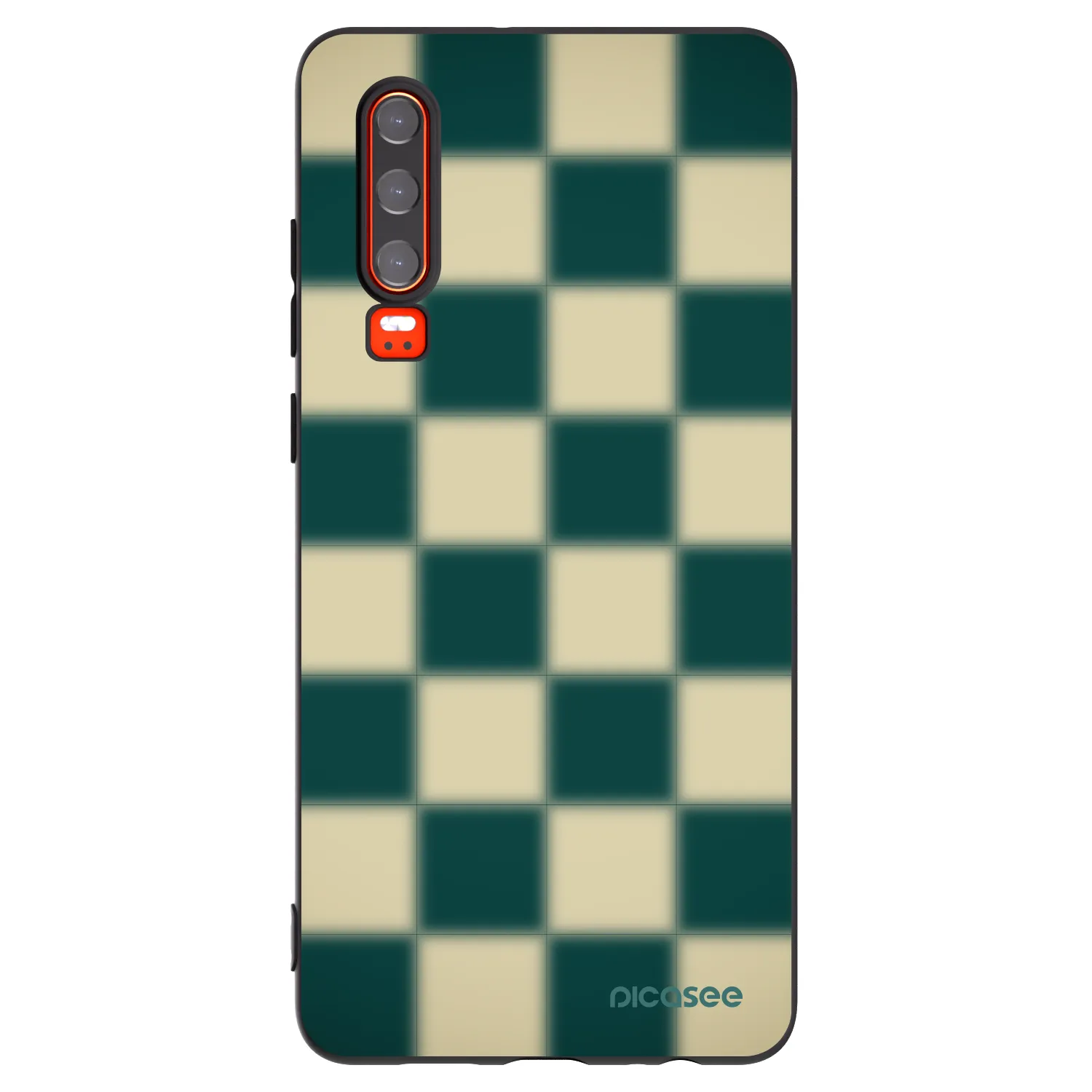 Picasee Huawei P30 Hülle - Schwarzes Silikon - Shadow Chess