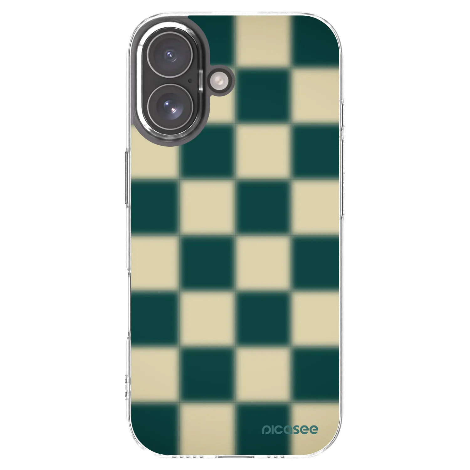 Picasee Apple iPhone 17 Hülle - Transparentes Silikon - Shadow Chess