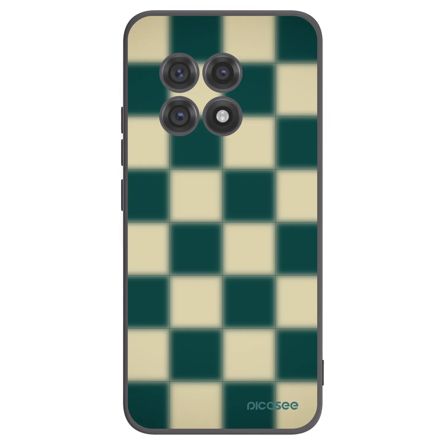 Picasee OnePlus 13R 5G Hülle - Schwarzes Silikon - Shadow Chess