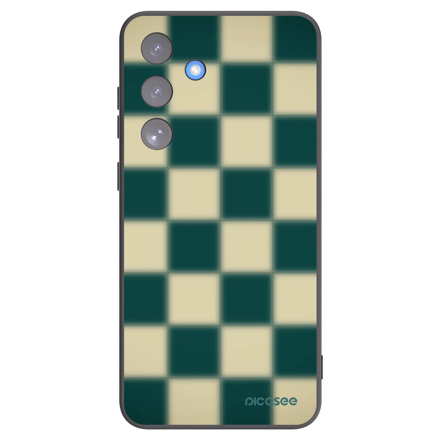 Picasee Samsung Galaxy S25 FE 5G Hülle - Schwarzes Silikon - Shadow Chess