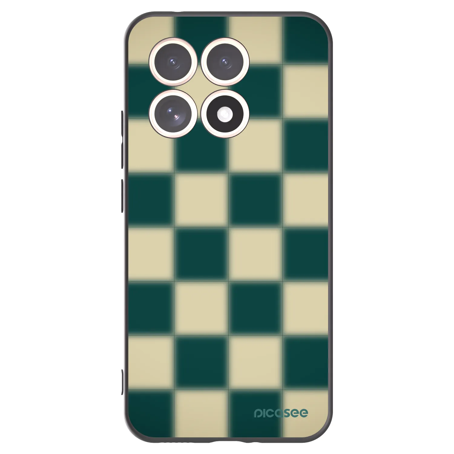 Picasee Xiaomi 15T Hülle - Schwarzes Silikon - Shadow Chess