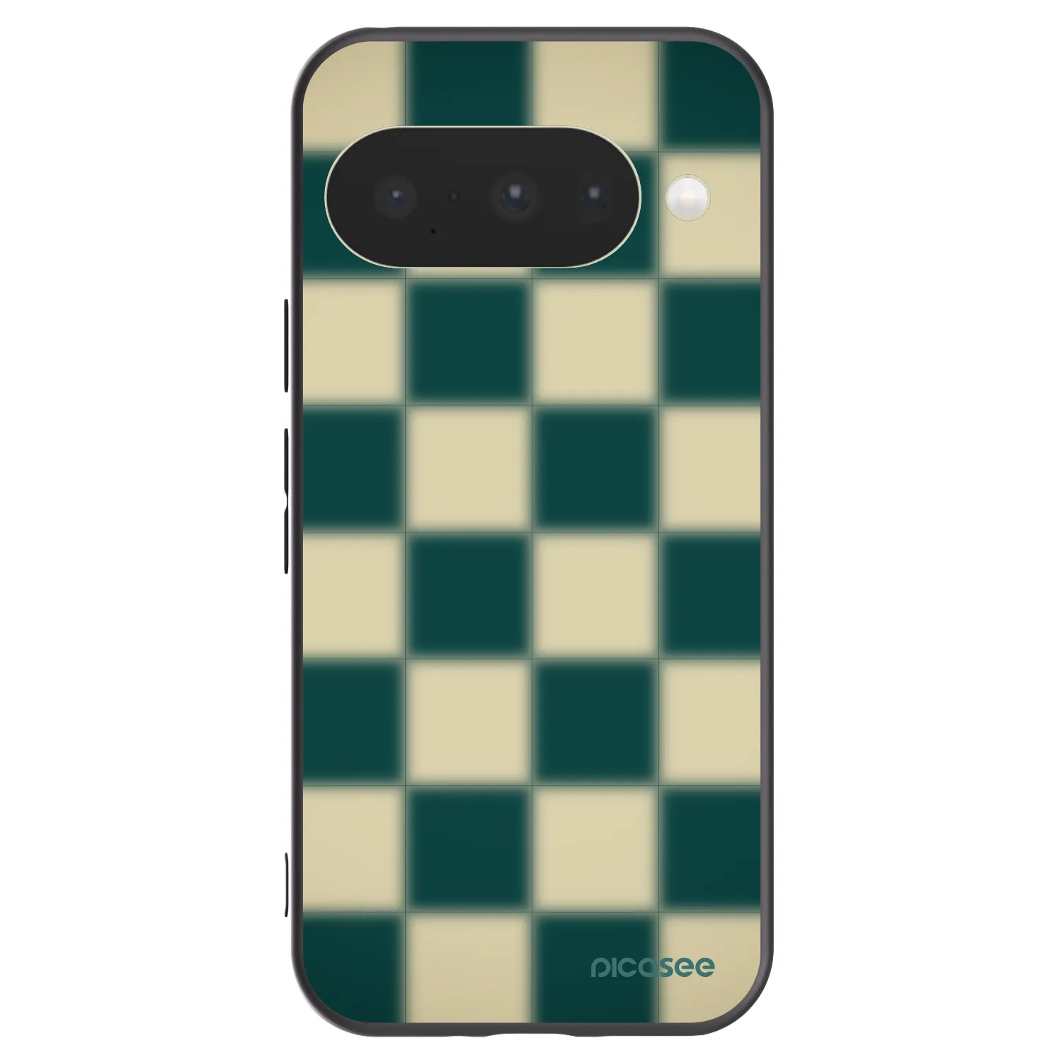 Picasee Google Pixel 10 Hülle - Schwarzes Silikon - Shadow Chess