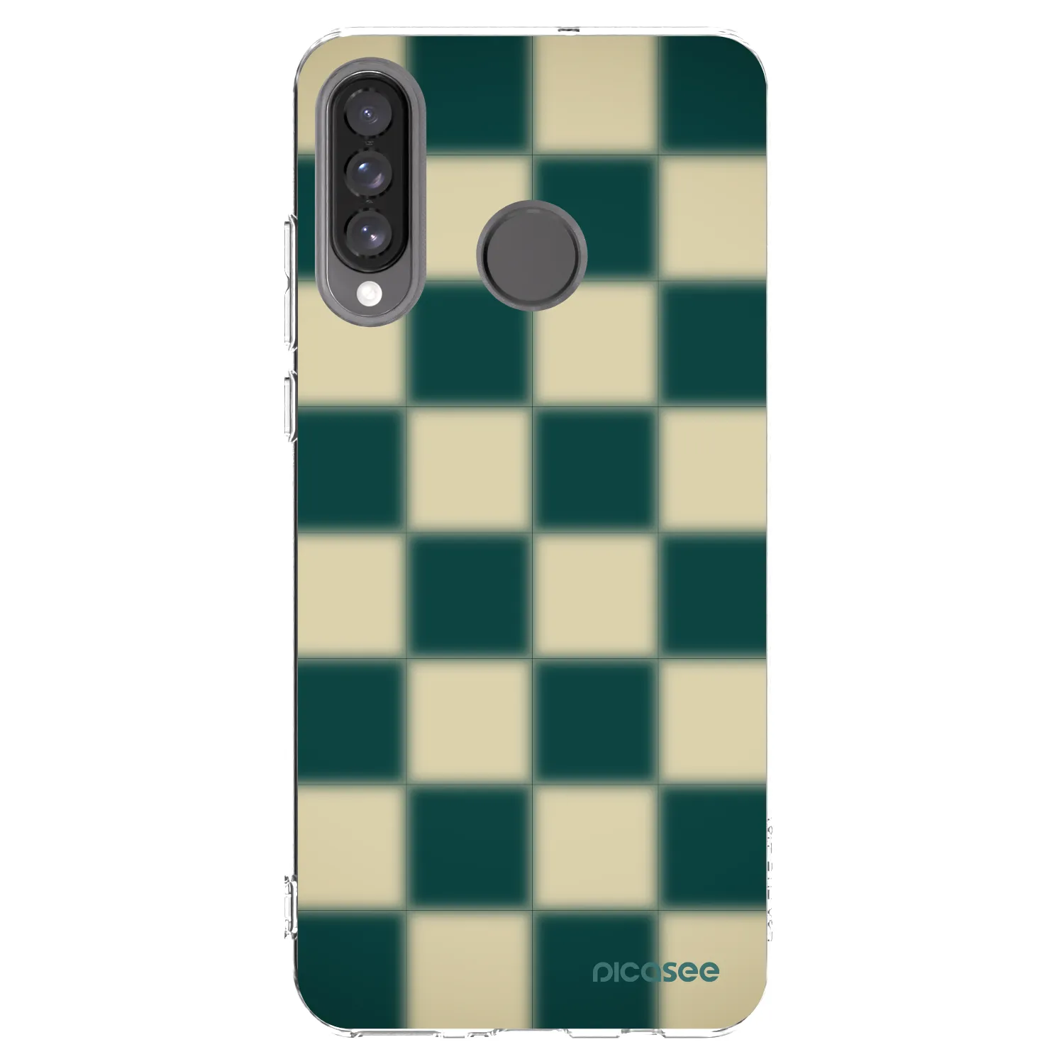Picasee Huawei P30 Lite Hülle - Transparentes Silikon - Shadow Chess