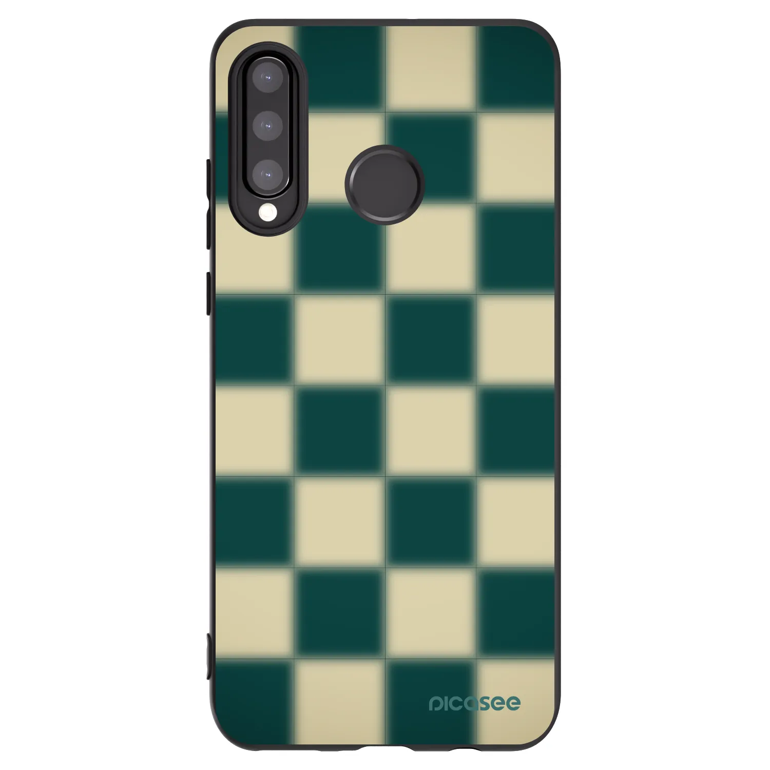 Picasee Huawei P30 Lite Hülle - Schwarzes Silikon - Shadow Chess