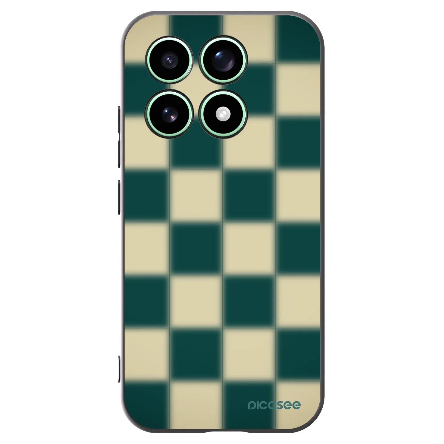 Picasee Xiaomi 17 Hülle - Schwarzes Silikon - Shadow Chess